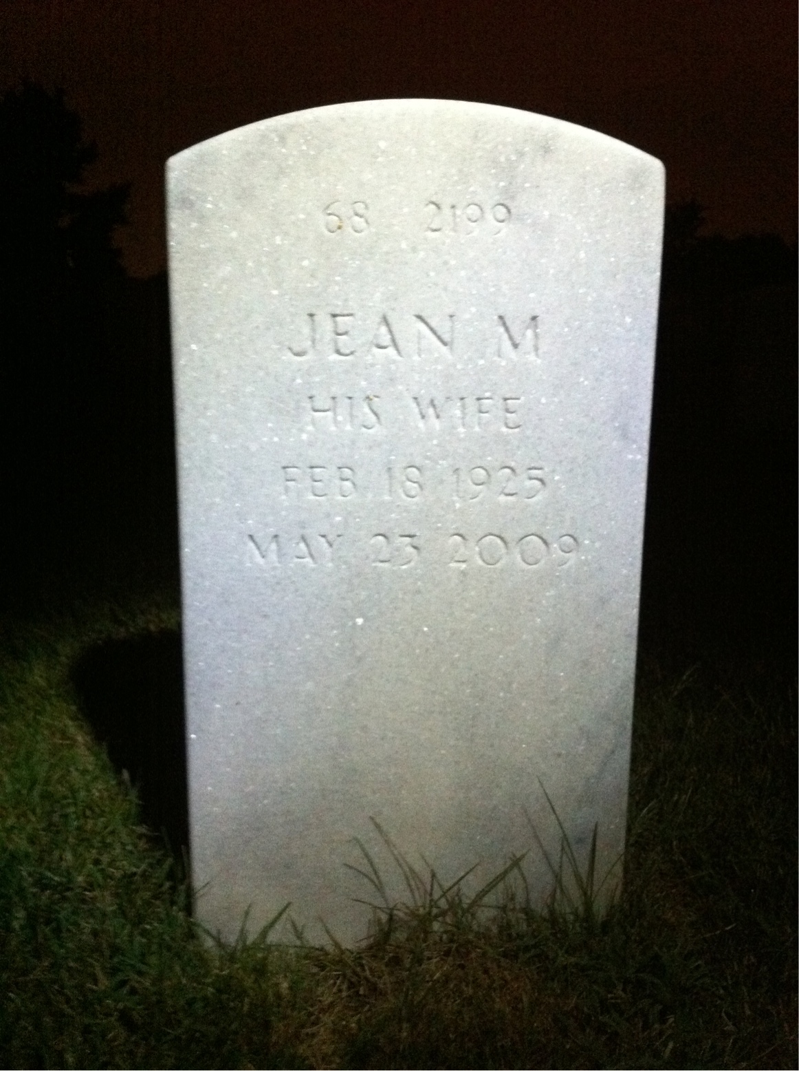 Back of headstone — Henry Somerville