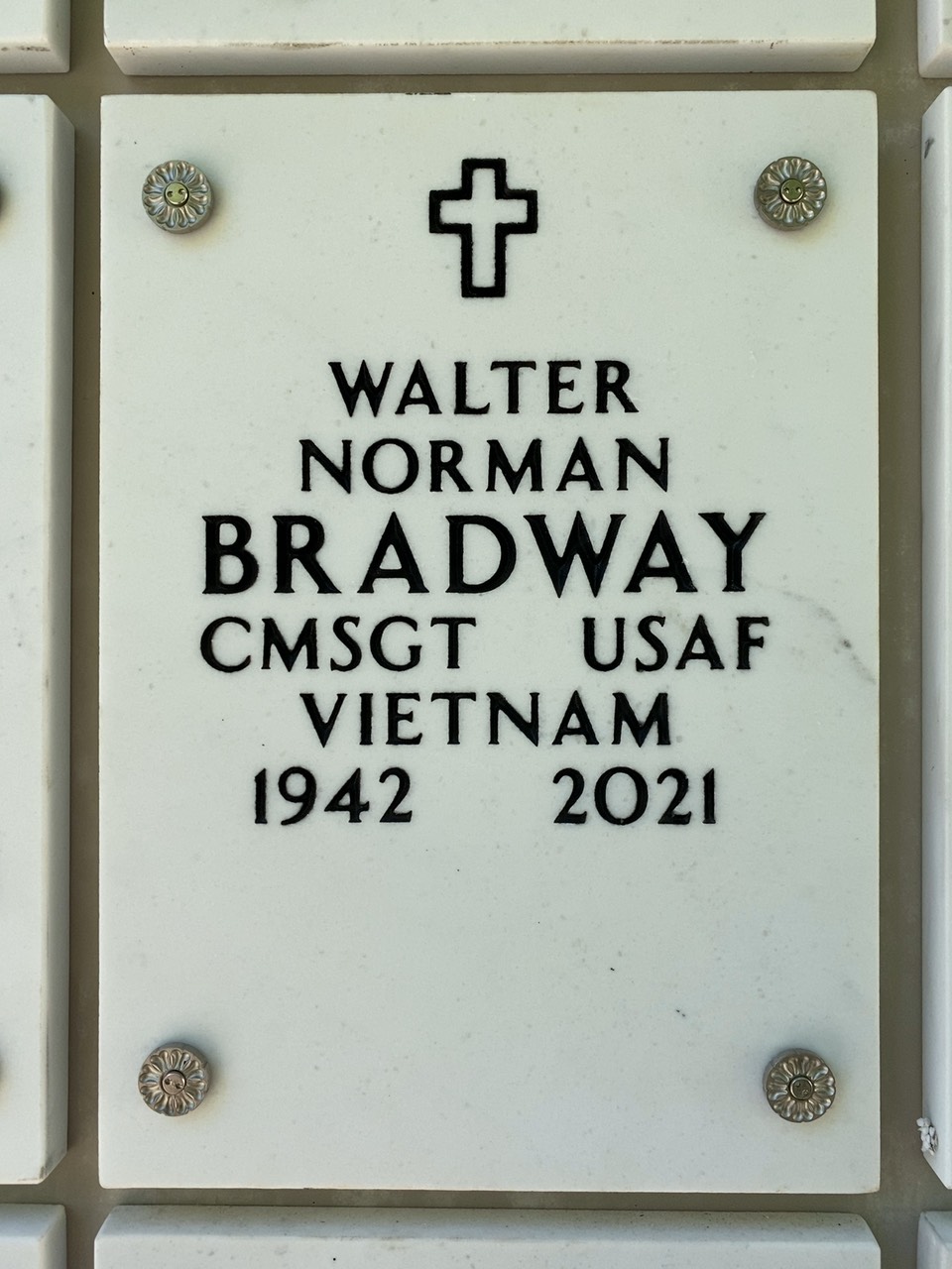Walter N Bradway