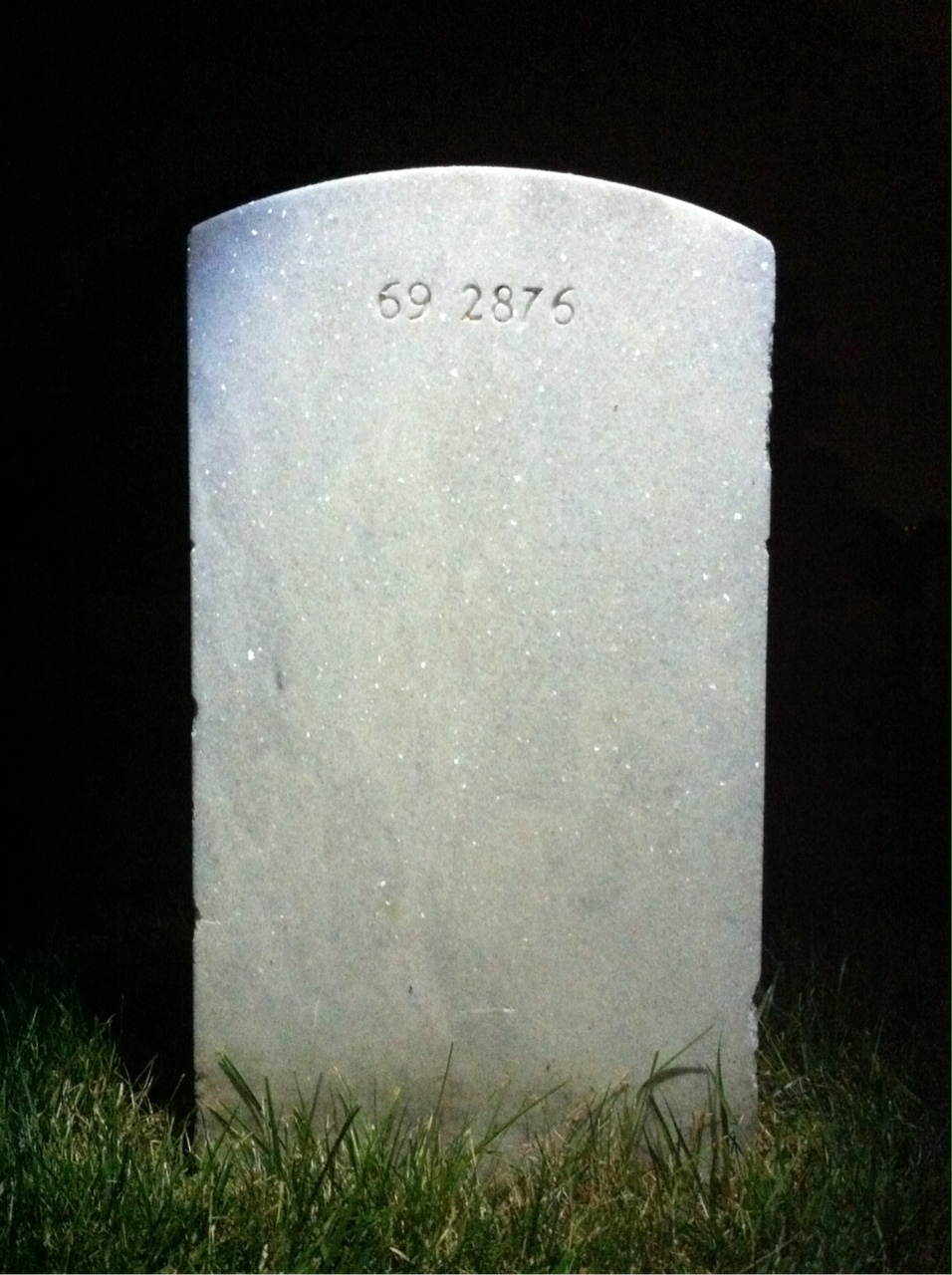 Back of headstone — Thomas Murray