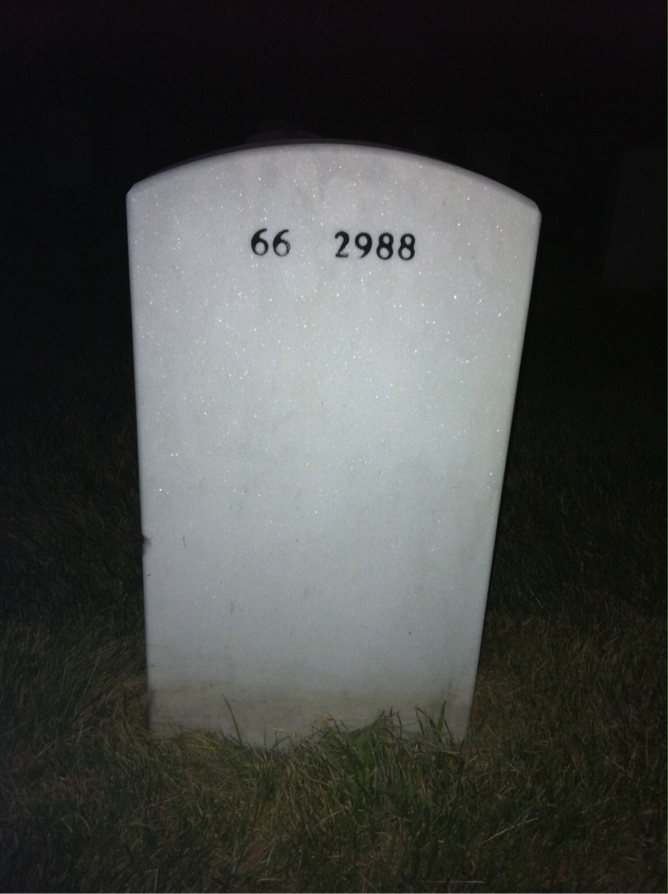 Back of headstone — Guillermo Garciaguerrero