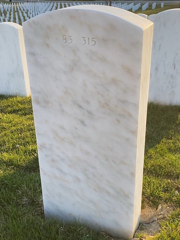 Back of headstone — Elizabeth Barrett