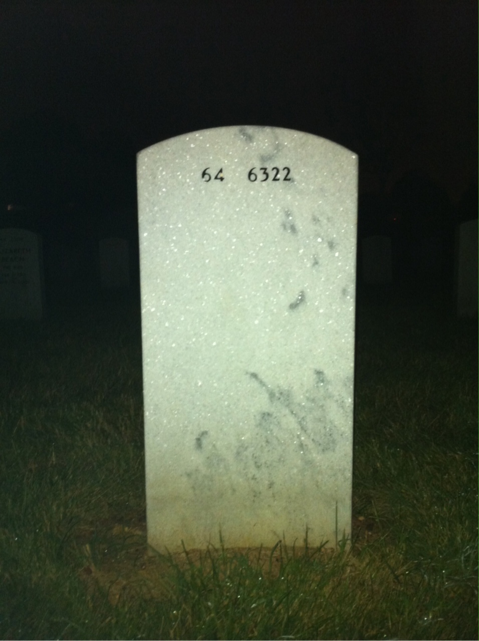 Back of headstone — James Godwin
