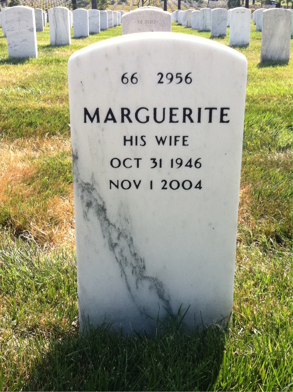 Back of headstone — Anthony Scafati