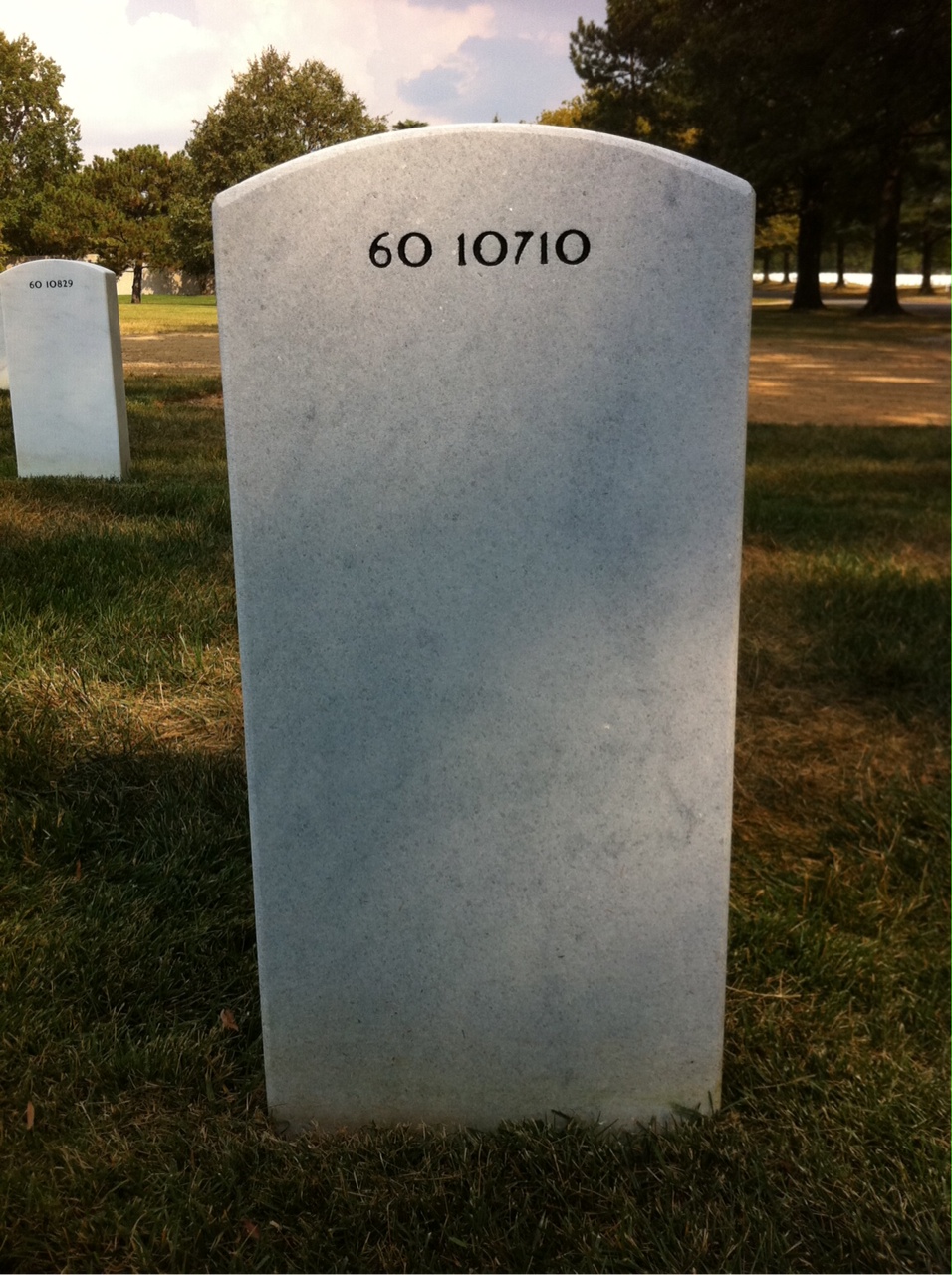 Back of headstone — Wardell Benjamin Turner