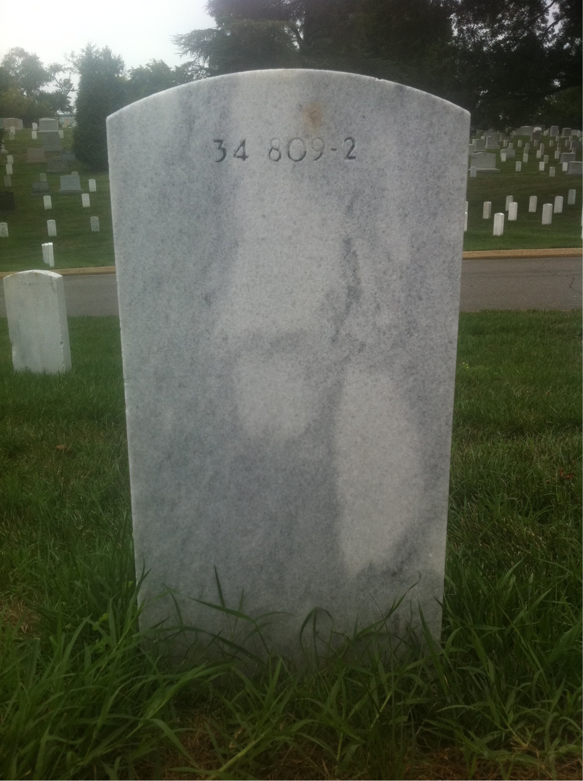 Back of headstone — Eleanor Morse