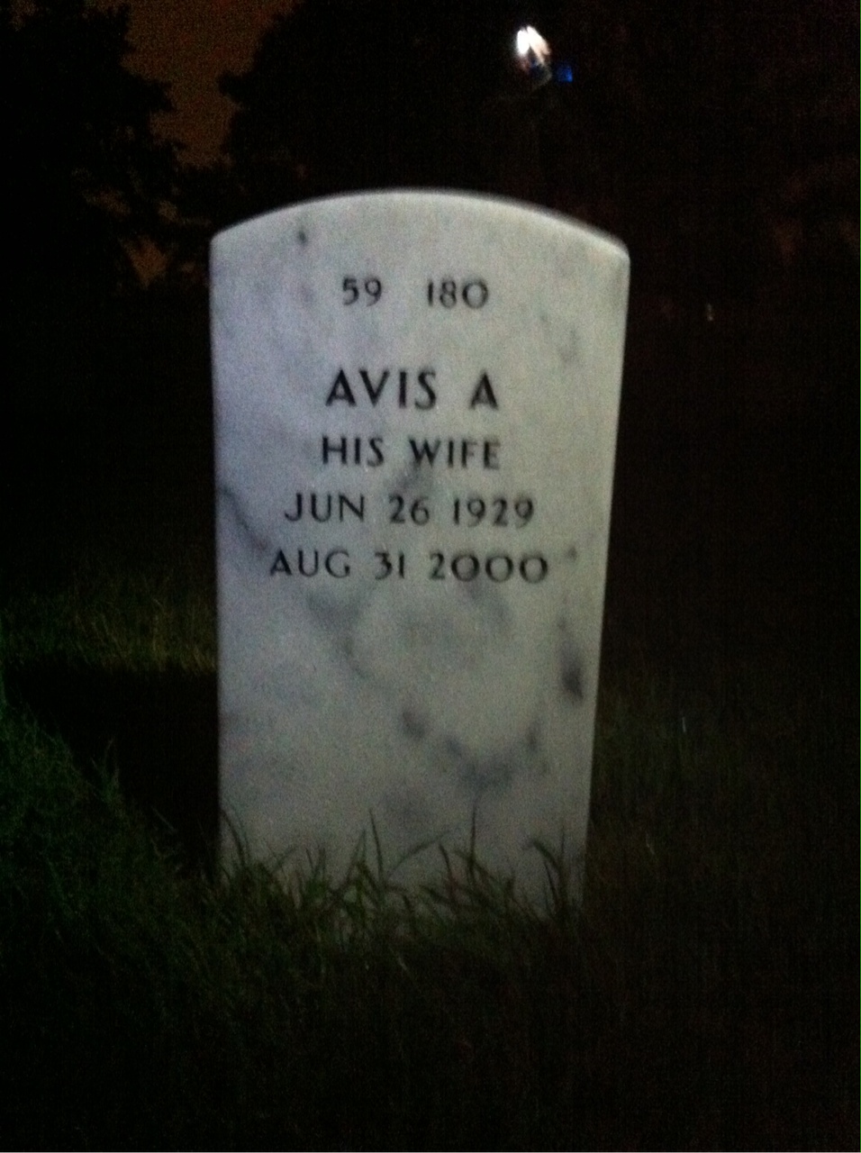 Back of headstone — Theodore Czupak