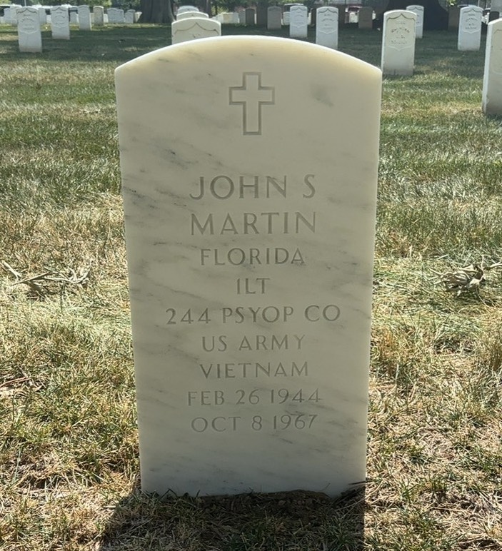 Headstone of John Sanford Martin