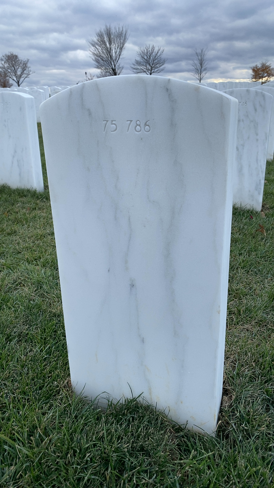 Back of headstone — Joshua Philip Fuller