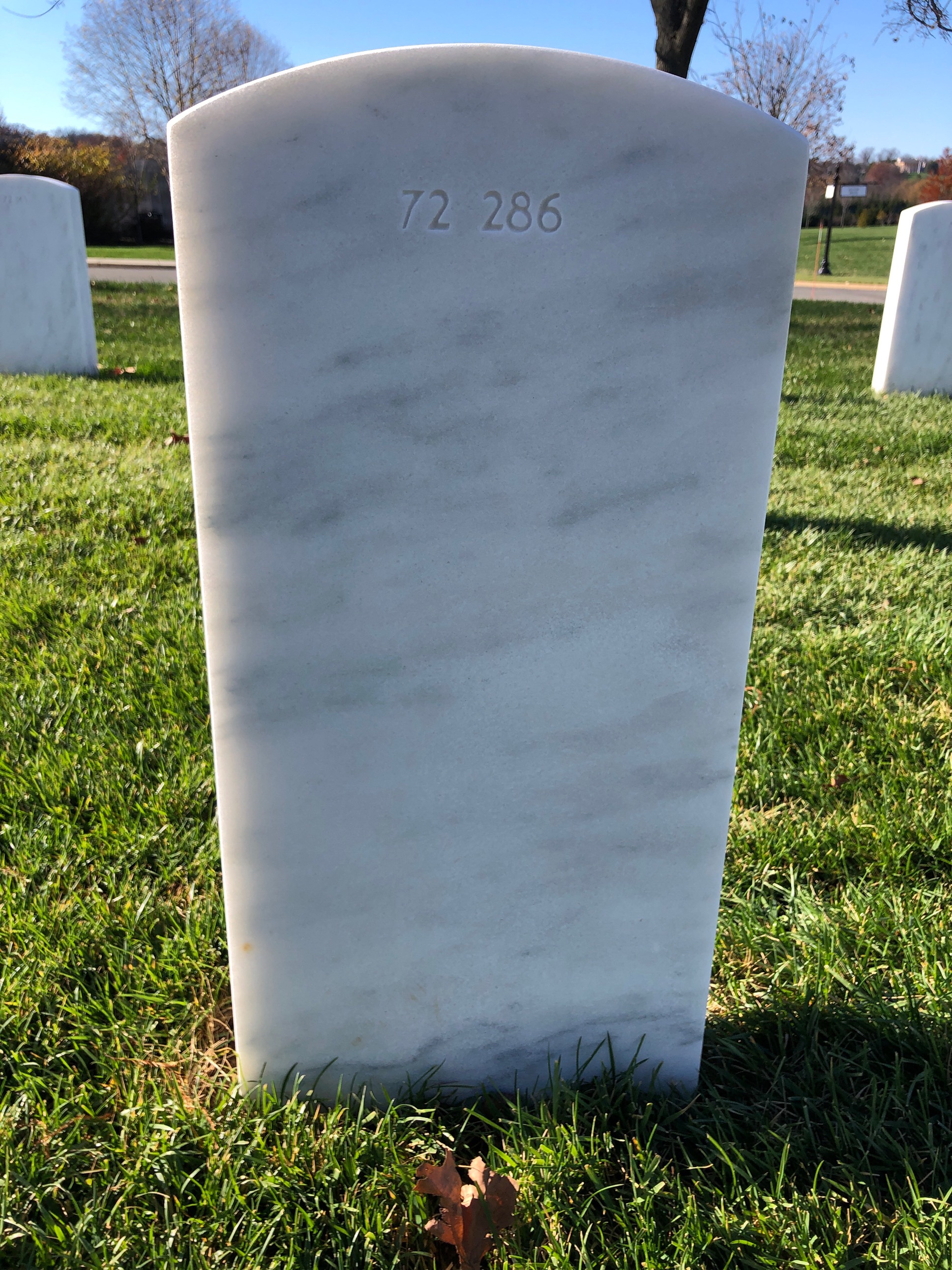 Back of headstone — Wallace E Bowes