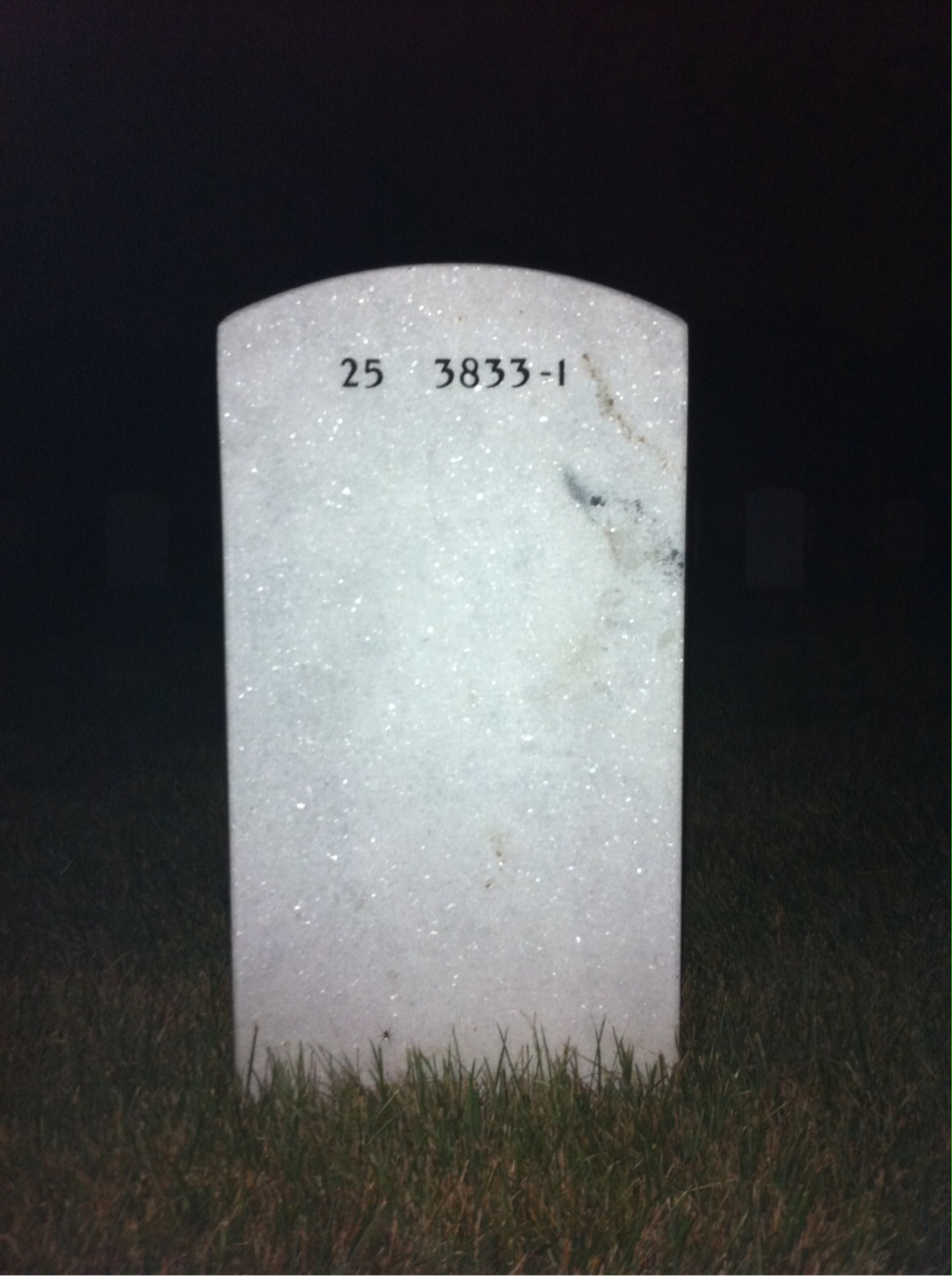Back of headstone — Joseph Turgeau