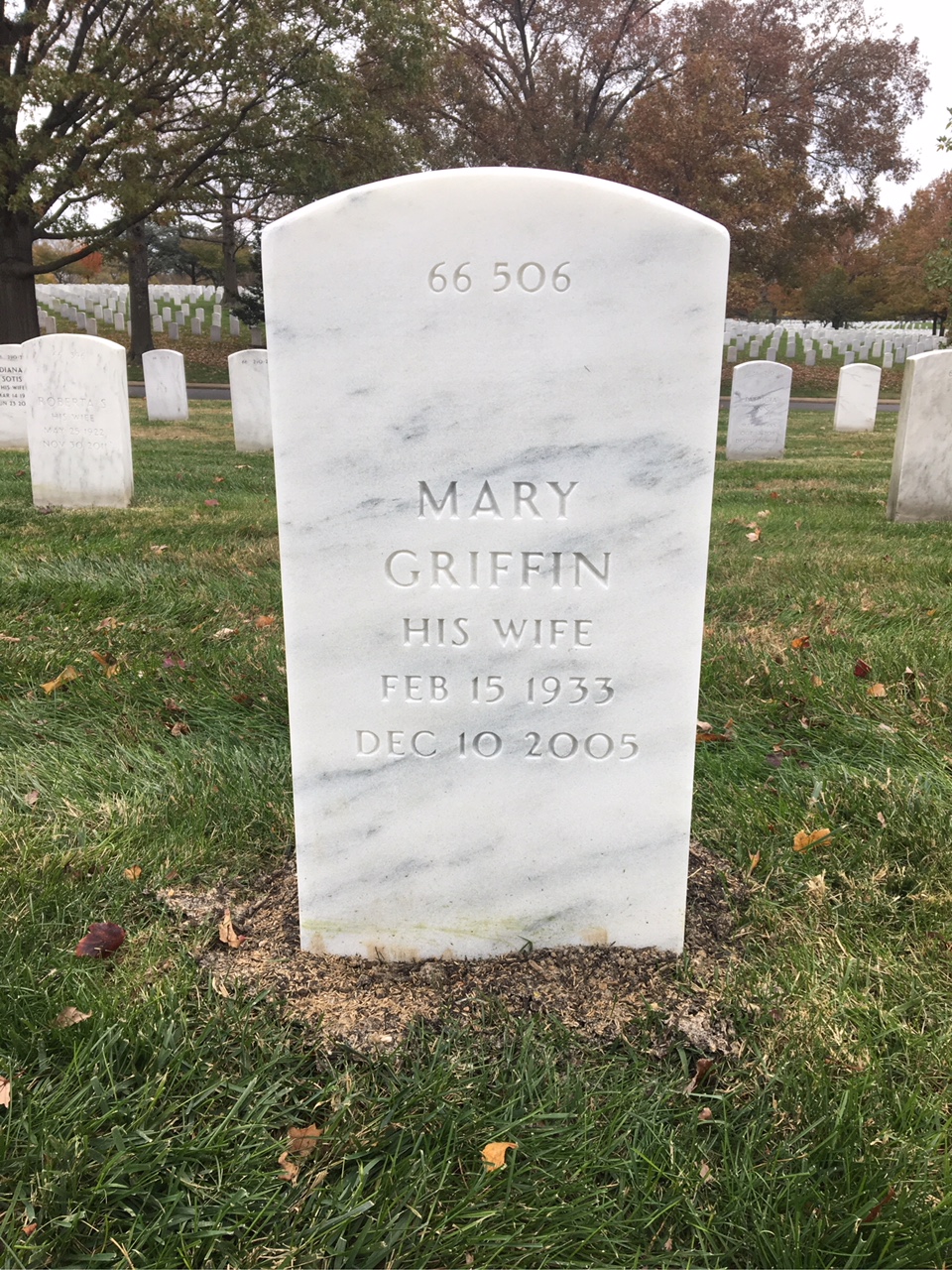 Back of headstone — Robert Simms