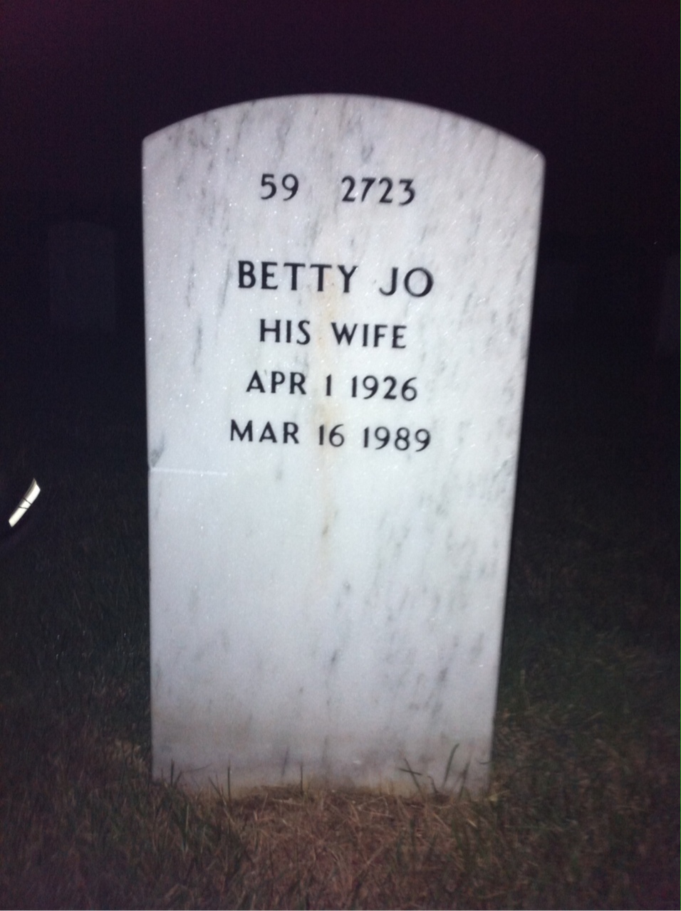 Back of headstone — Richard Connaughton