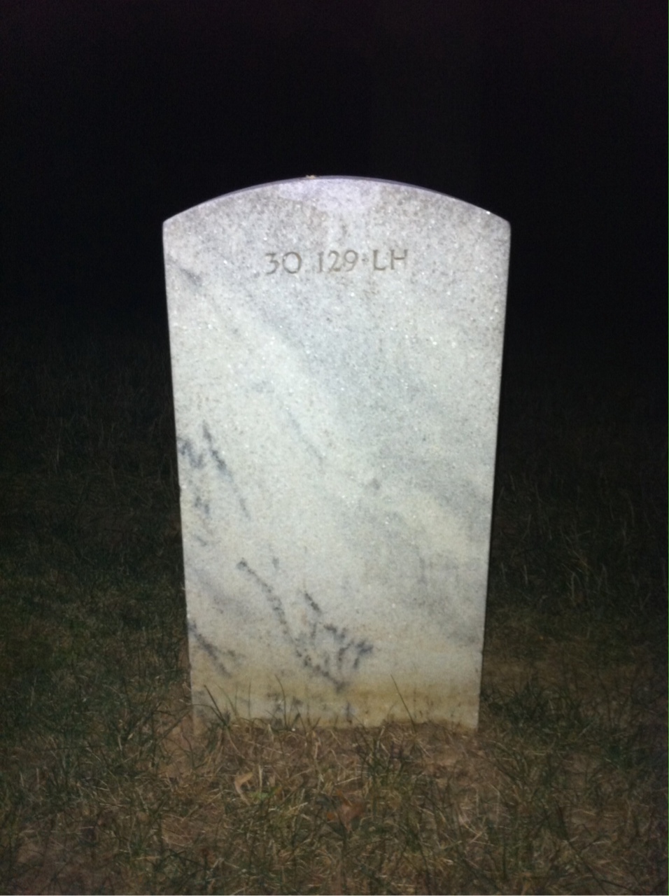 Back of headstone — Ruby Milligan