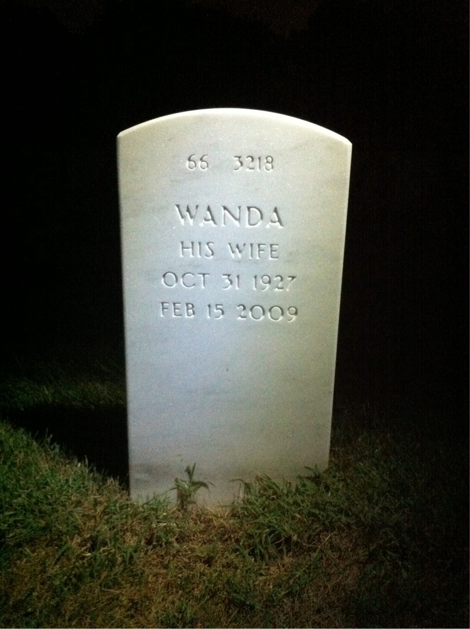 Back of headstone — Thomas Stillwagon