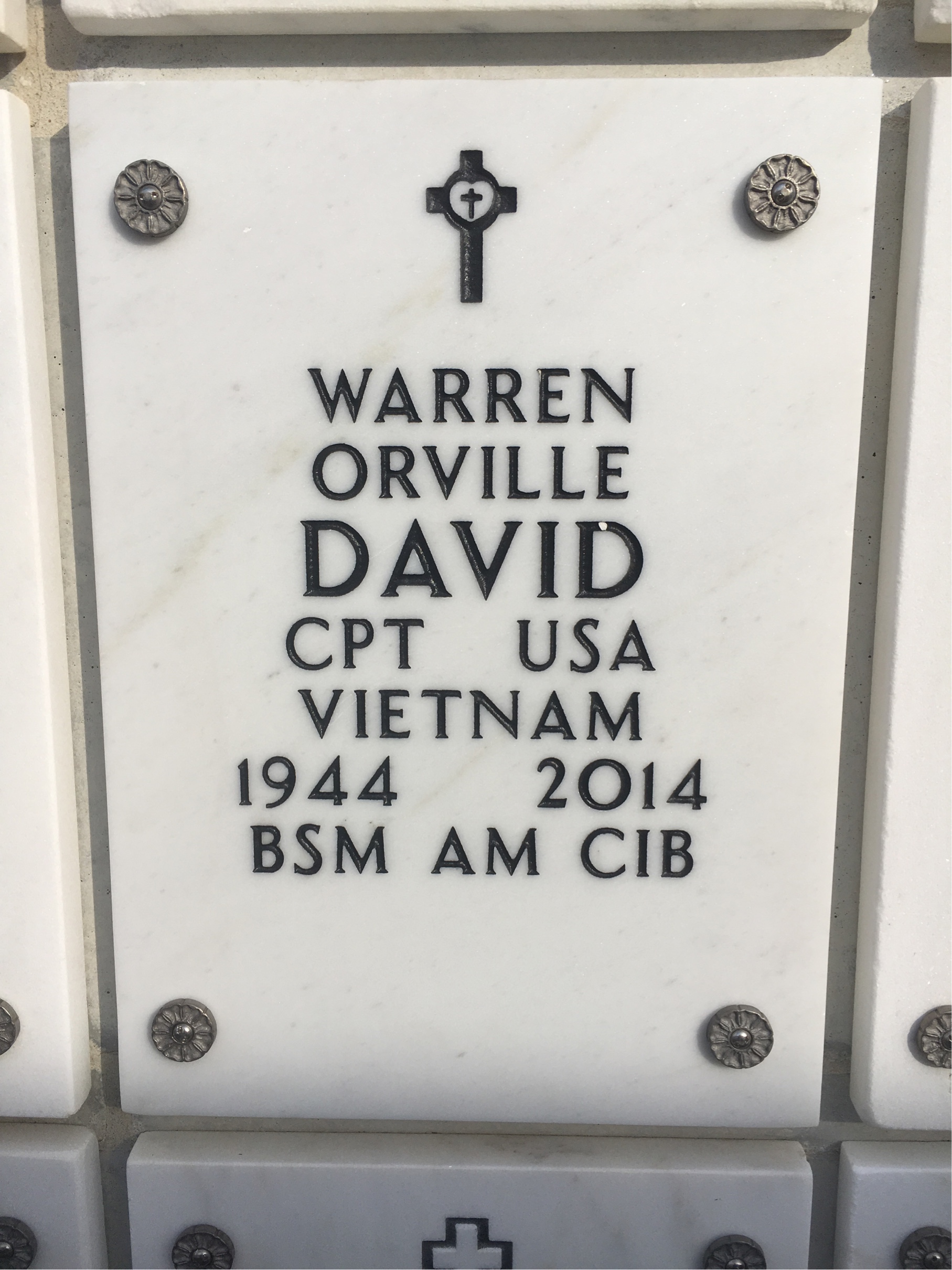 Warren O David