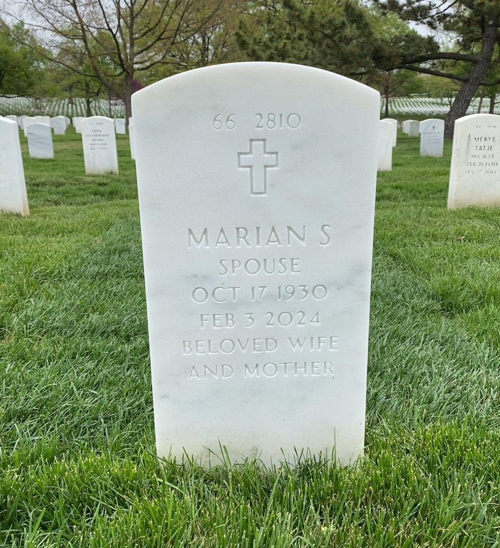 Back of headstone — Joseph Clark