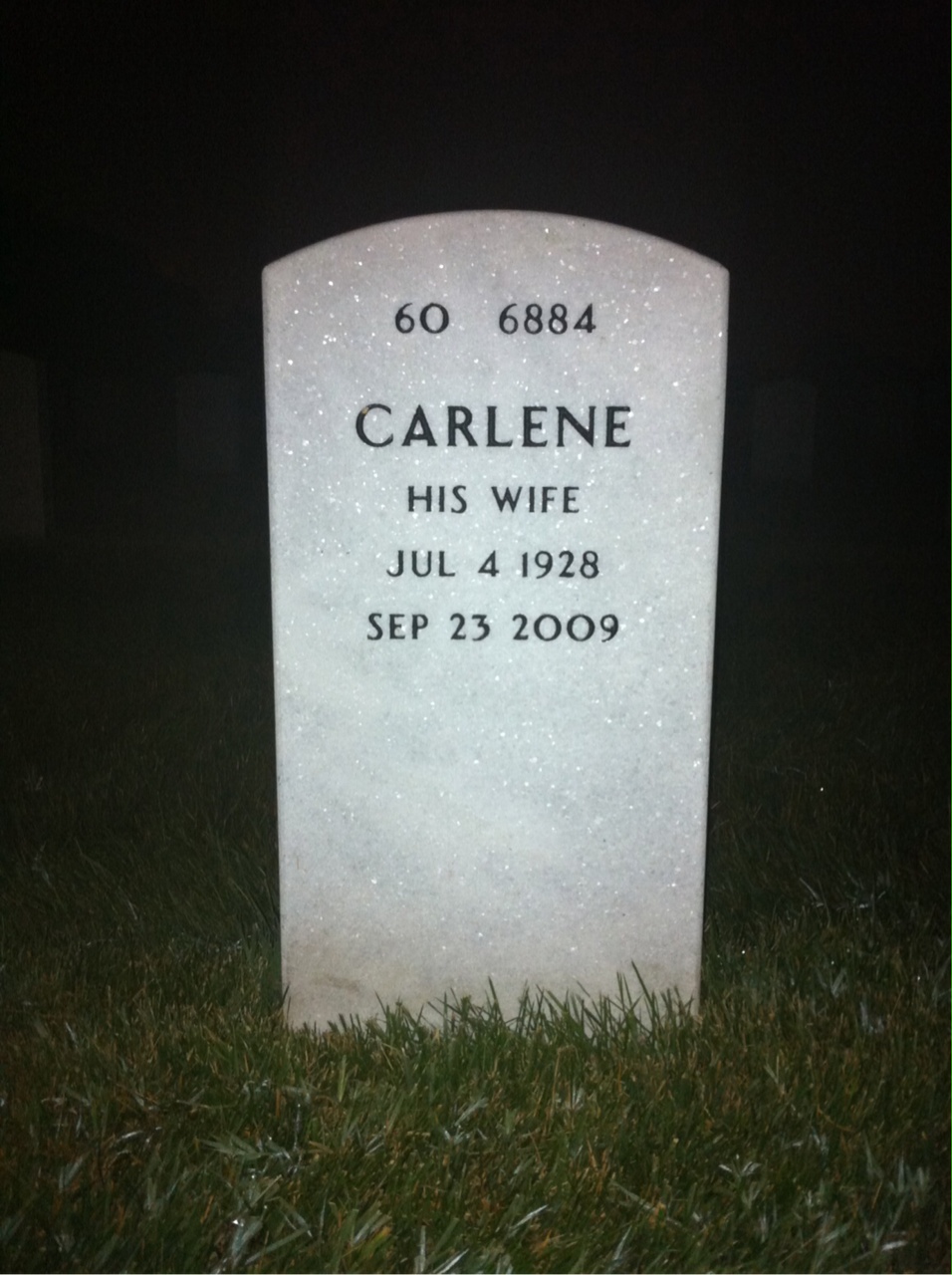 Back of headstone — Franklin Lloyd