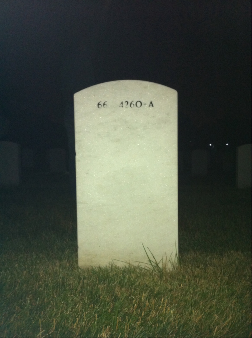 Back of headstone — William Mcharg