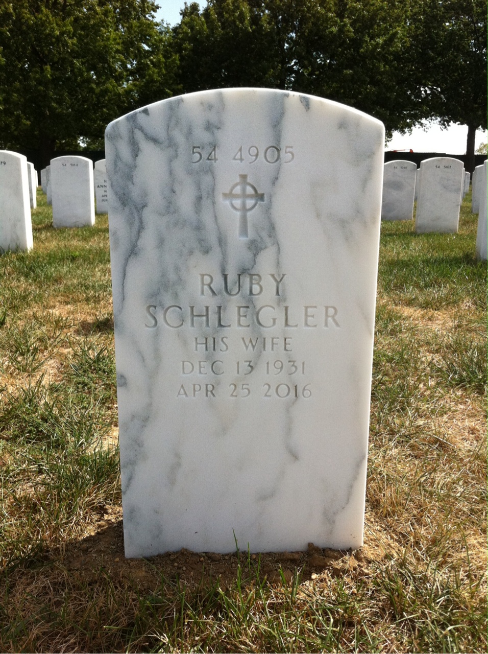 Back of headstone — William Eason