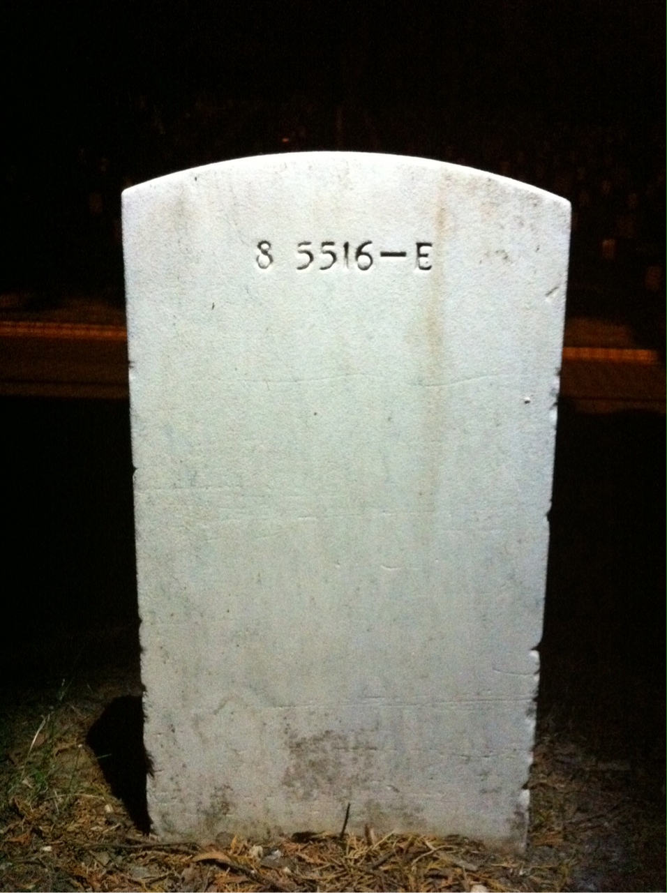 Back of headstone — Edward Morris