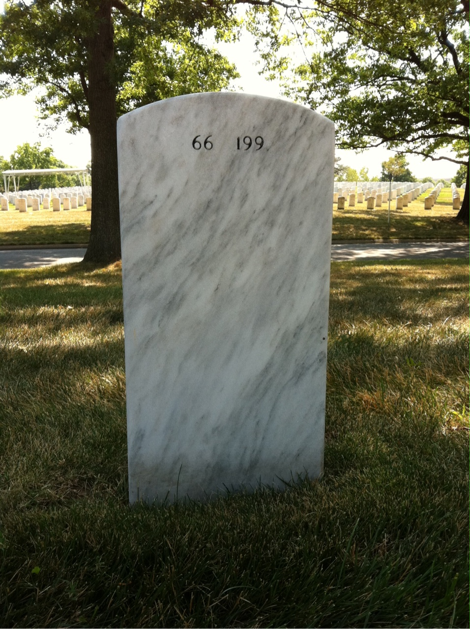 Back of headstone — Herbert Smith