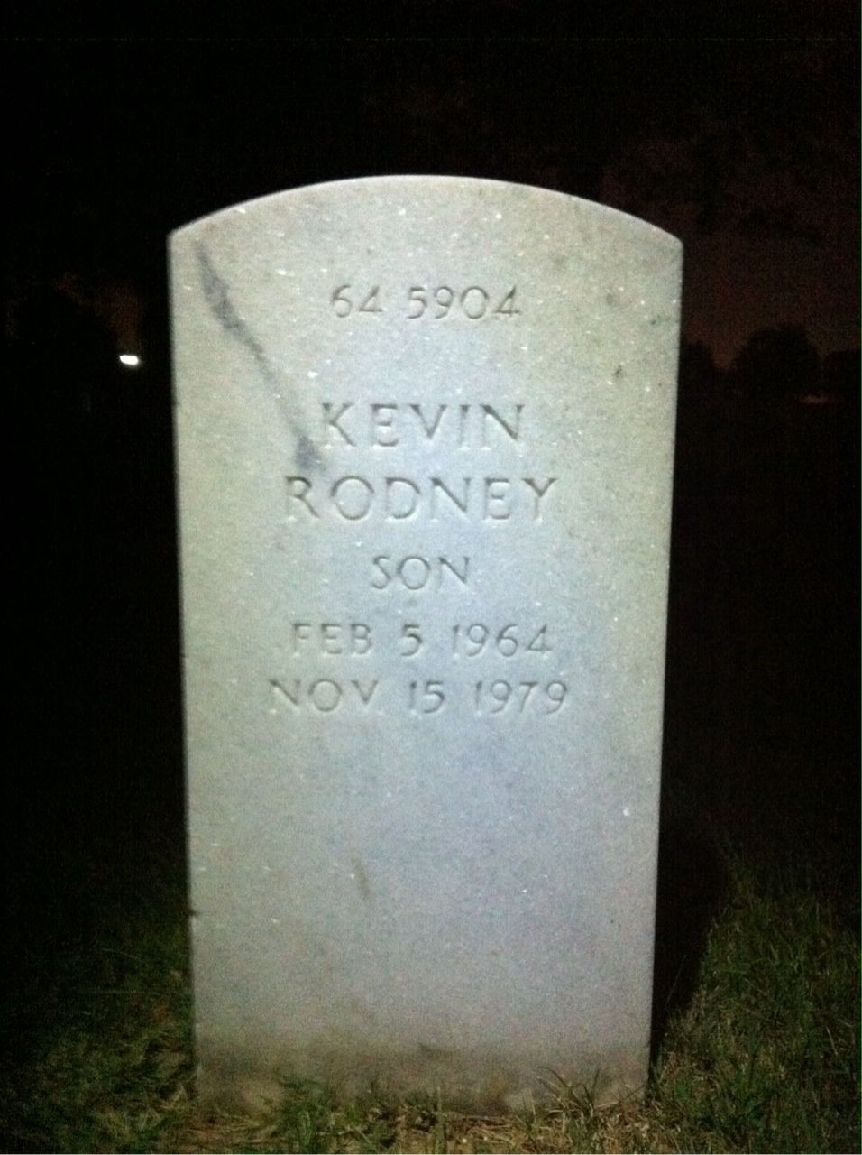 Back of headstone — William Arthur Jones