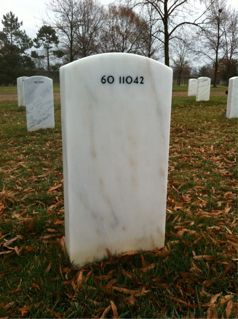 Back of headstone — Matthew David Roland