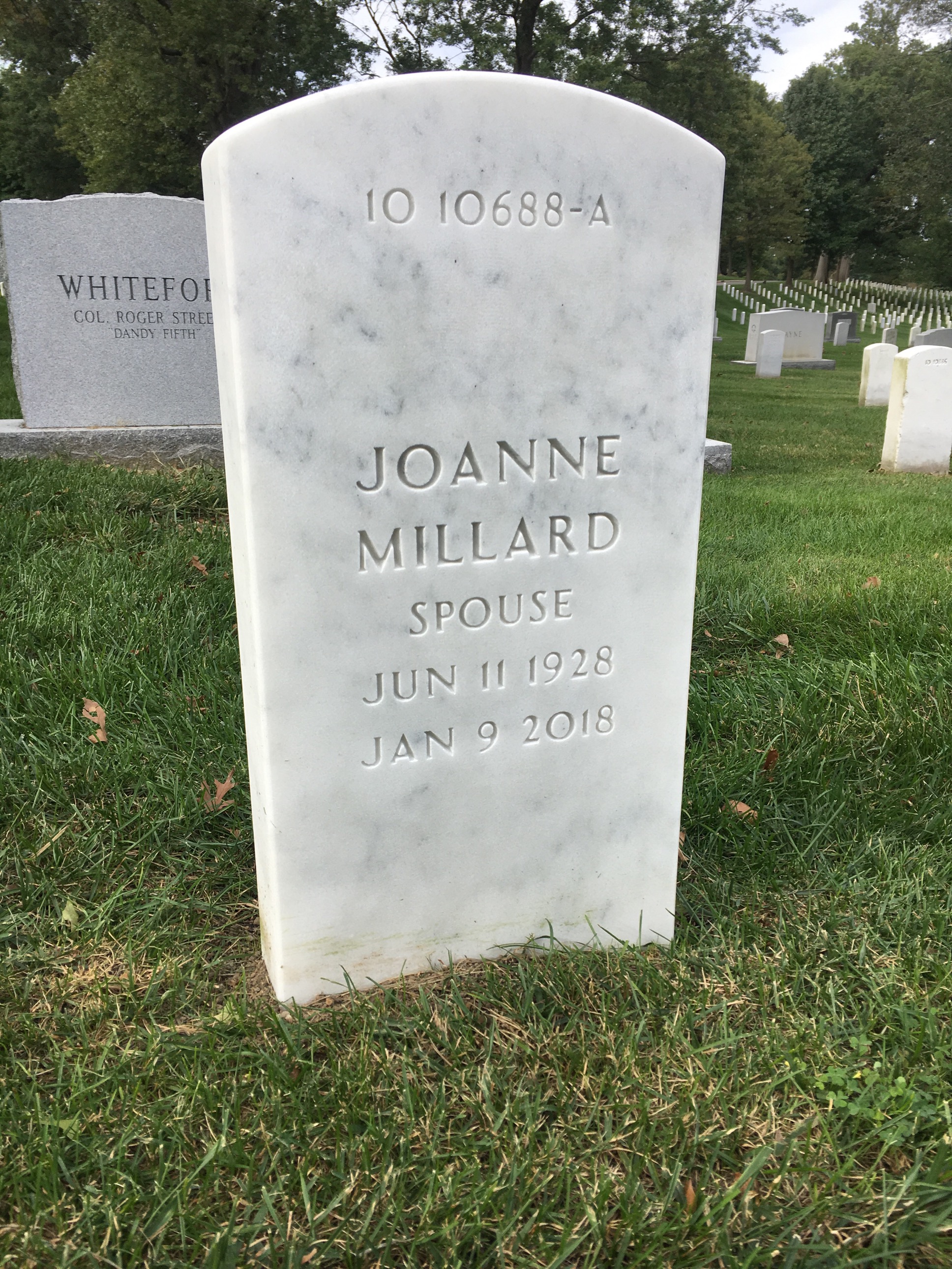Back of headstone — Richard Munly