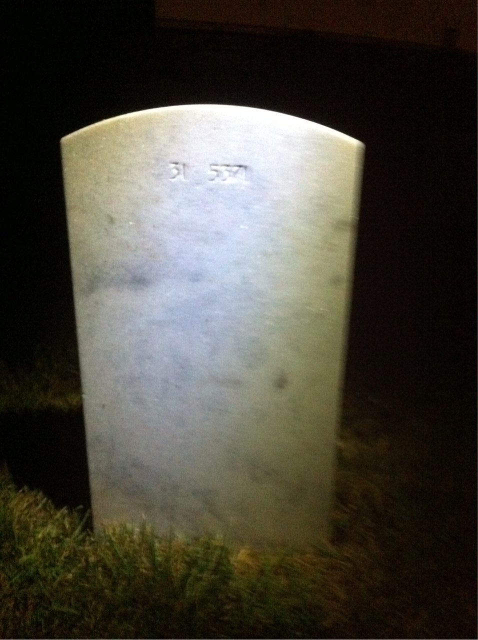 Back of headstone — Addie Munns