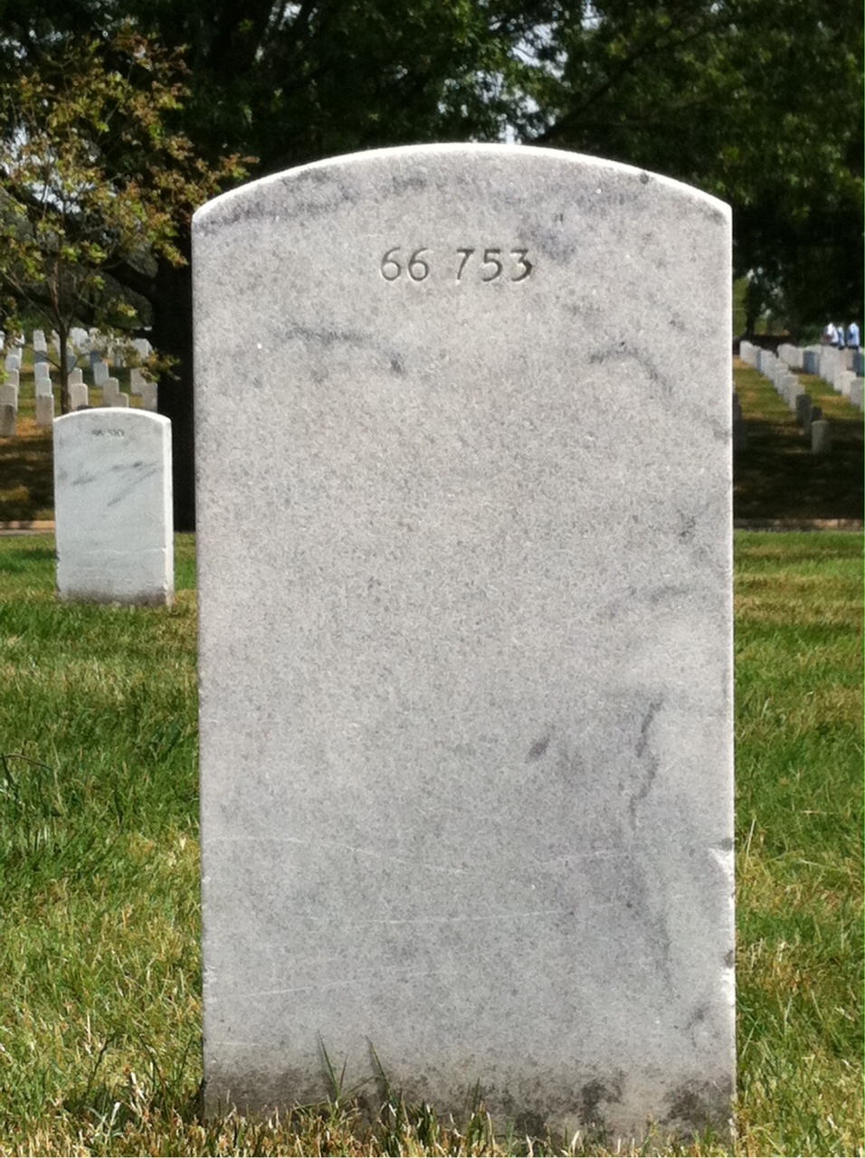 Back of headstone — Henry Andrelchik
