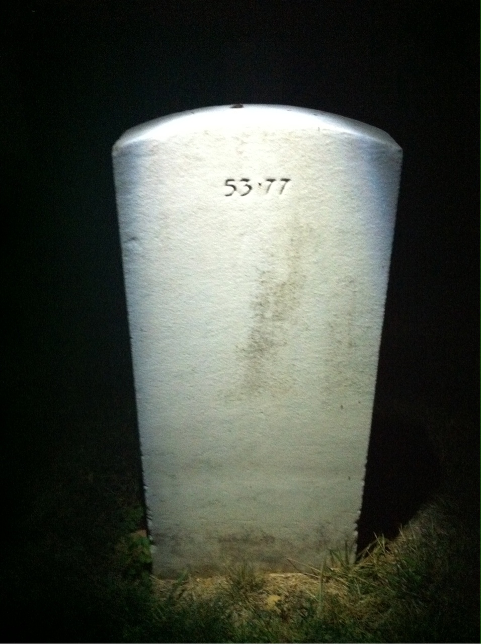 Back of headstone — Homer Mullinax