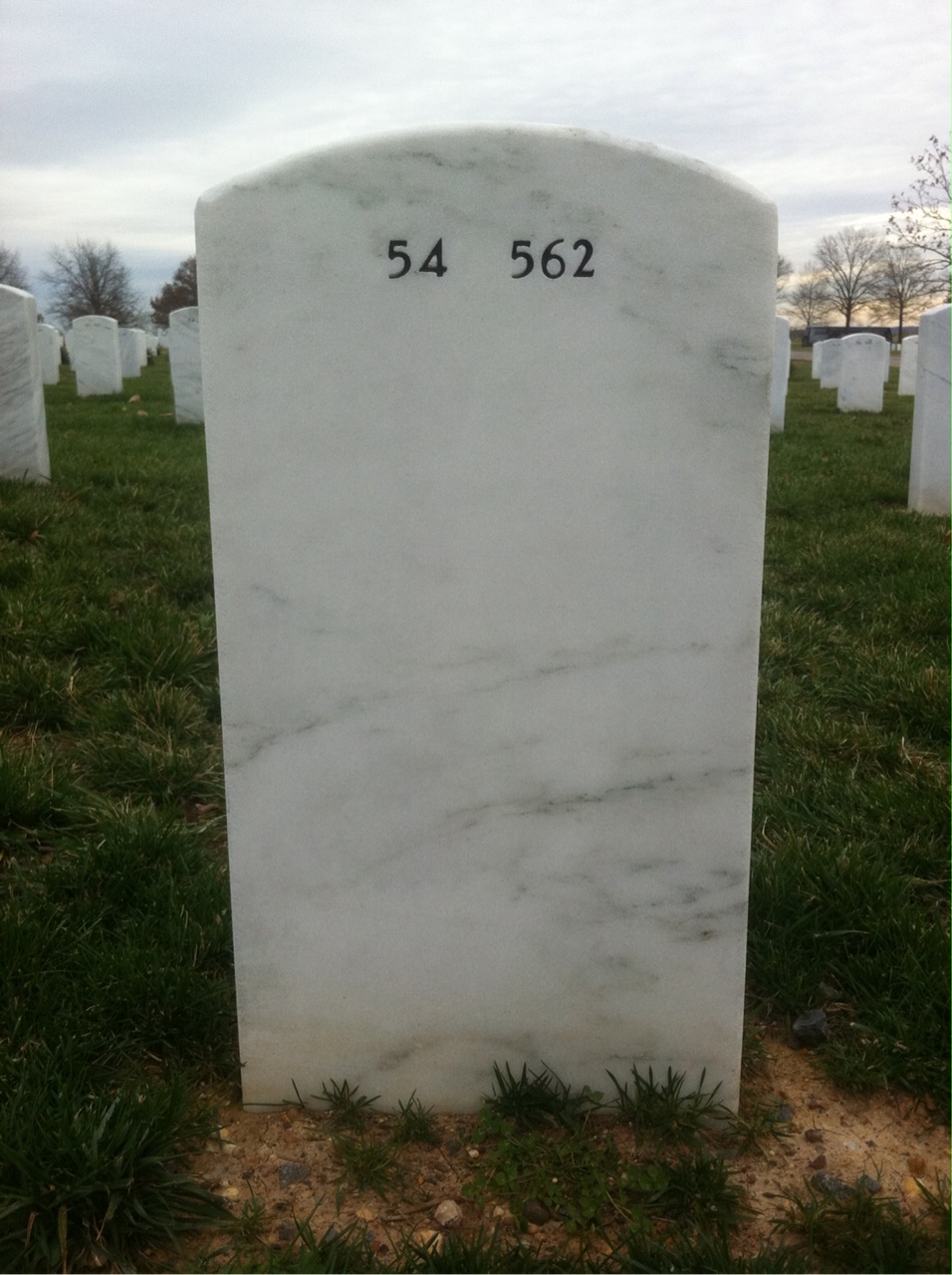 Back of headstone — Elliott Lucas