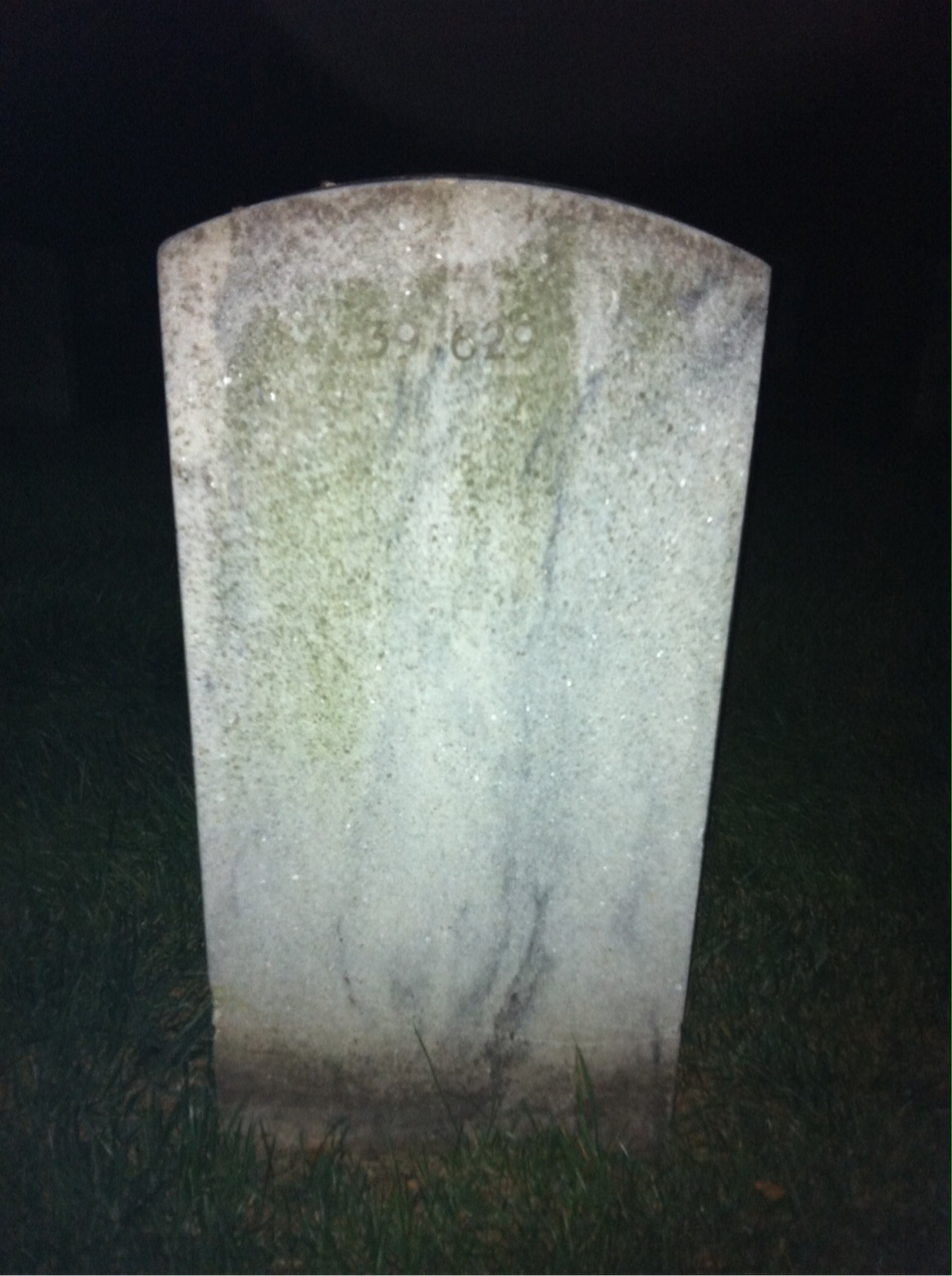 Back of headstone — Jennie Murray
