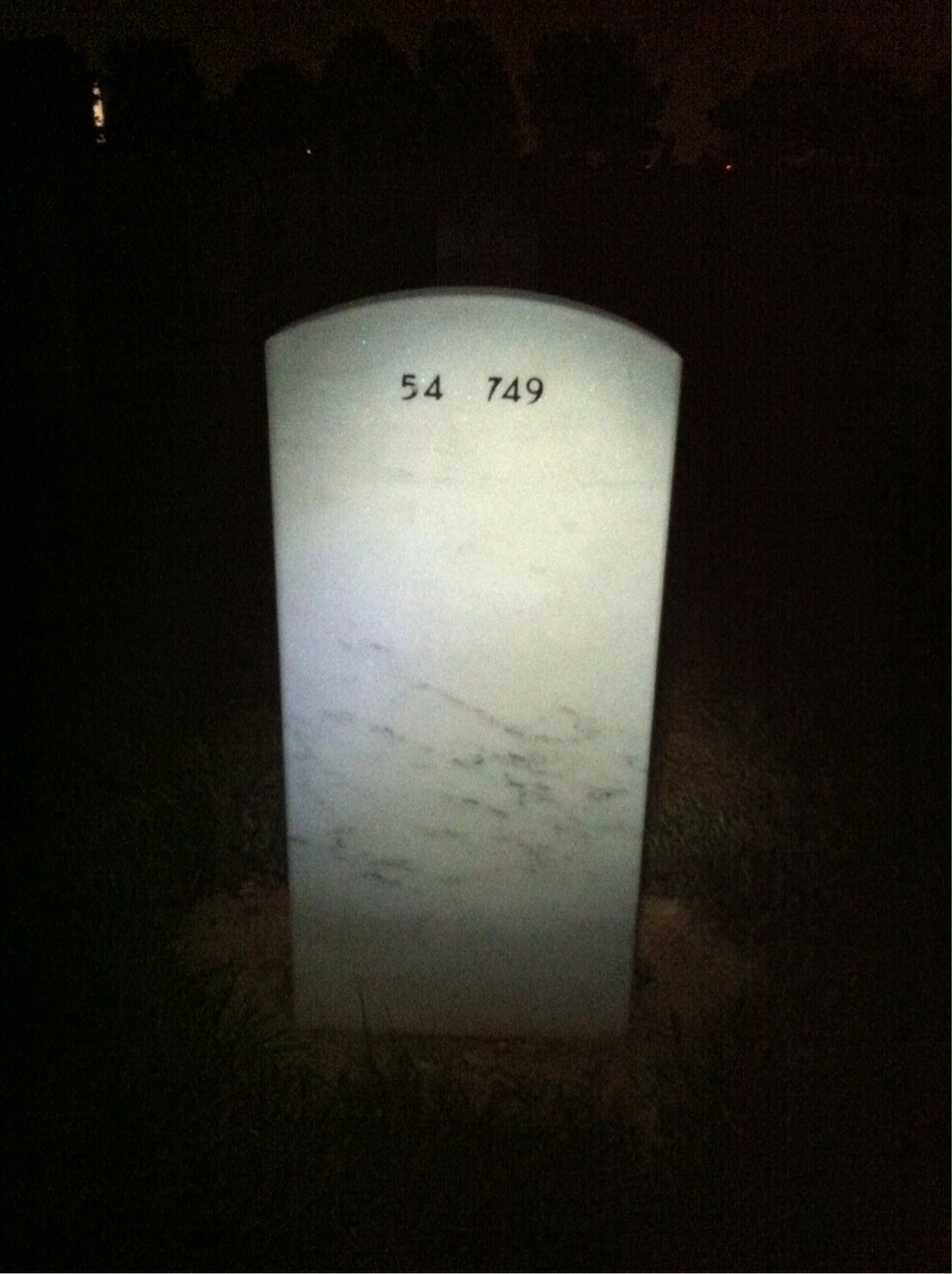 Back of headstone — Frank Bunchuk