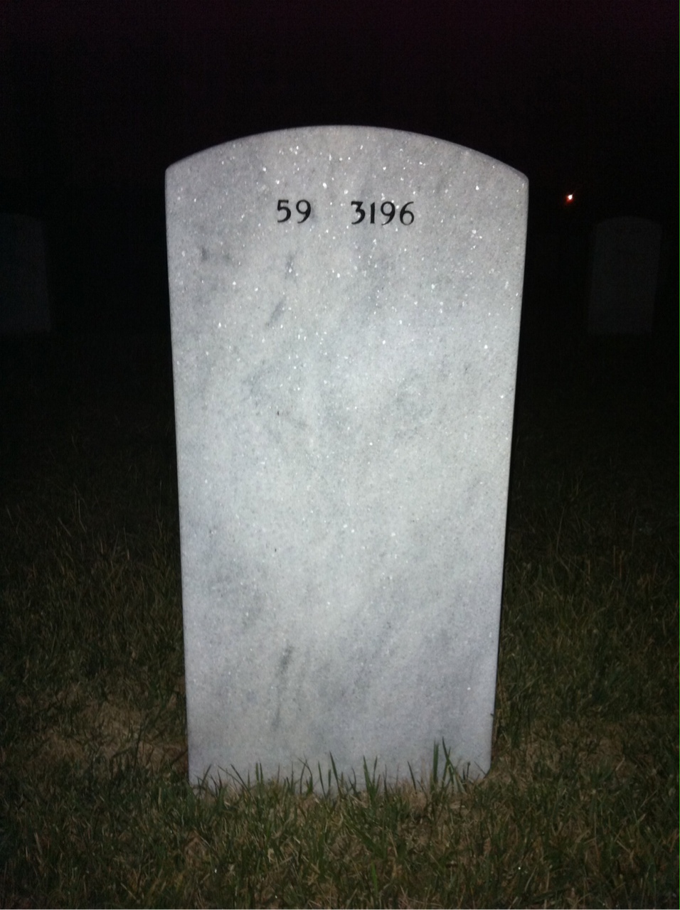 Back of headstone — Francis Cuddy