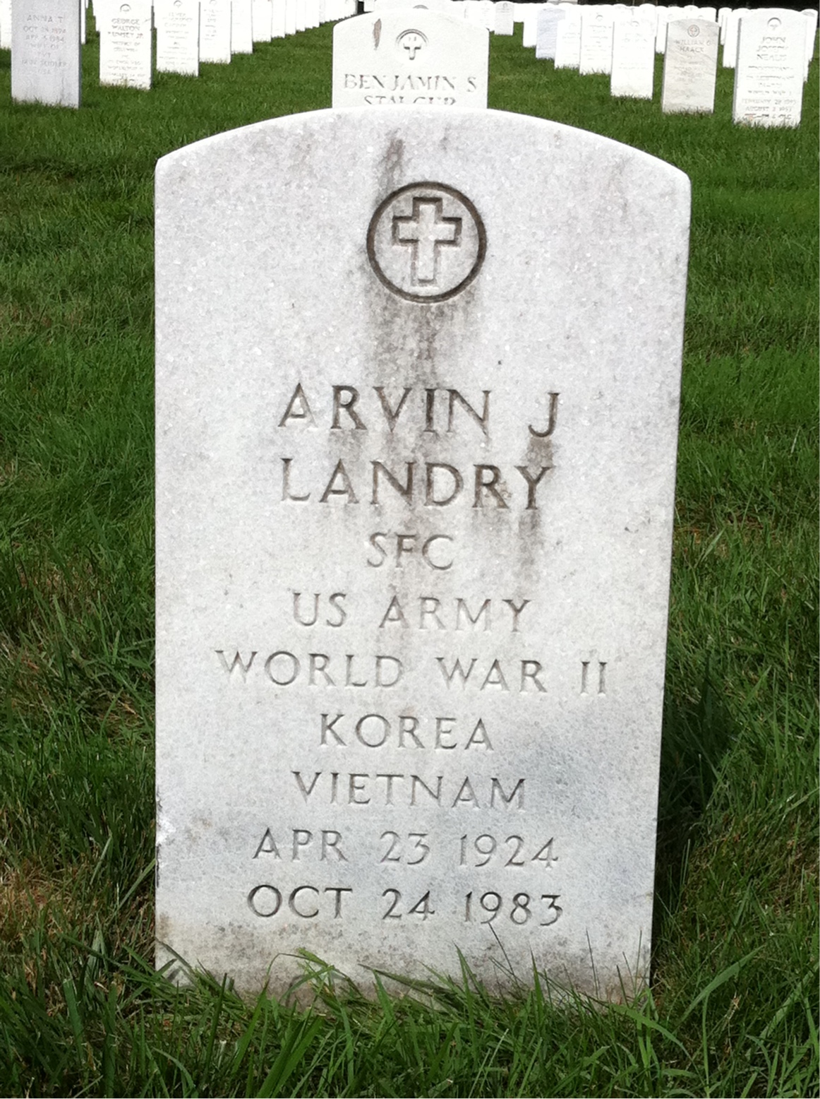 Arvin J Landry