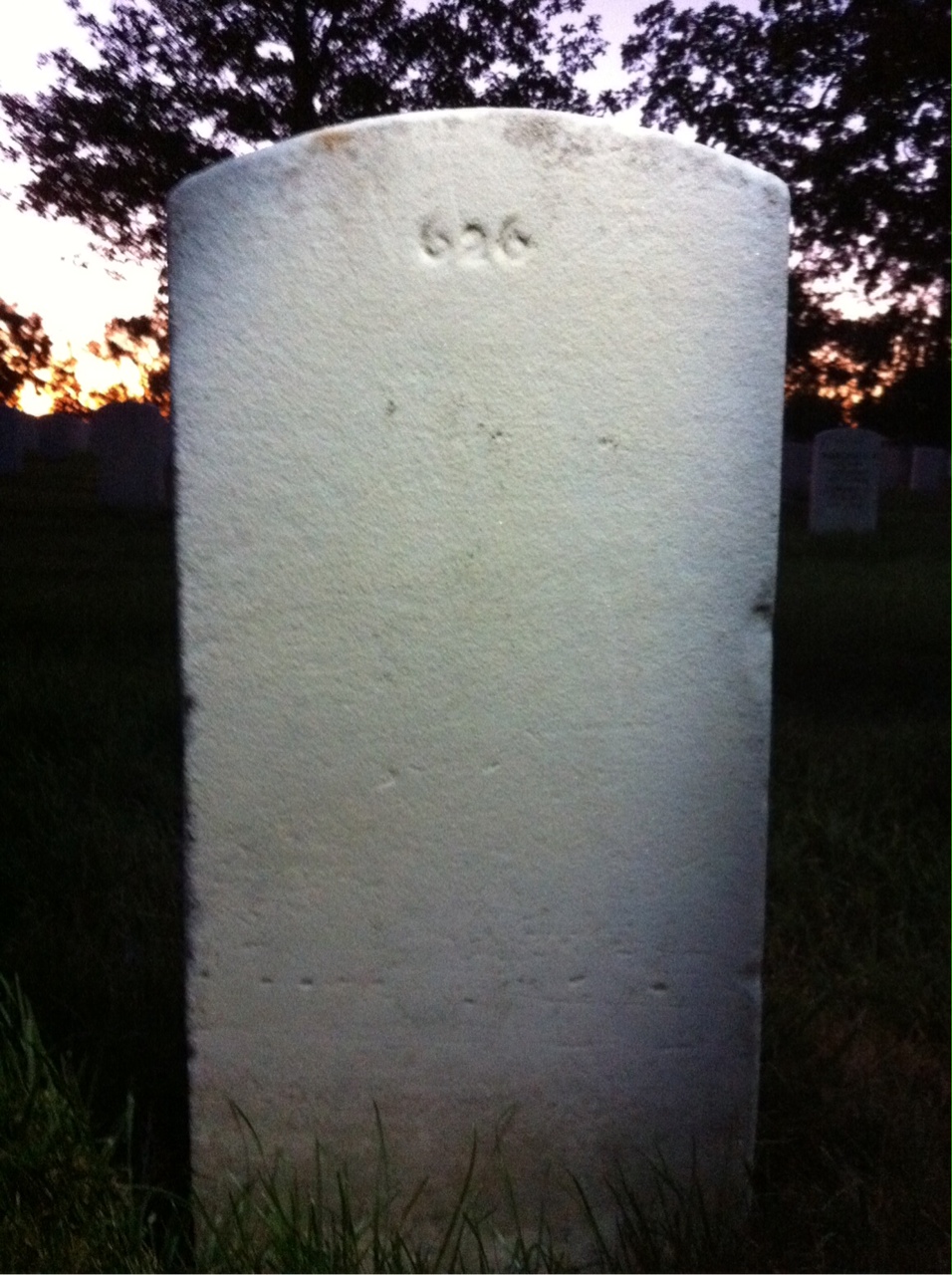 Back of headstone — Jeanette Adkison