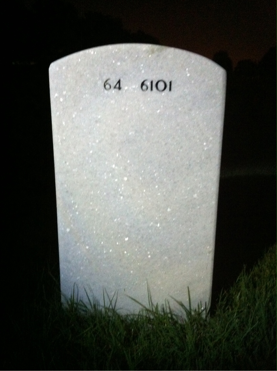 Back of headstone — John Jordan