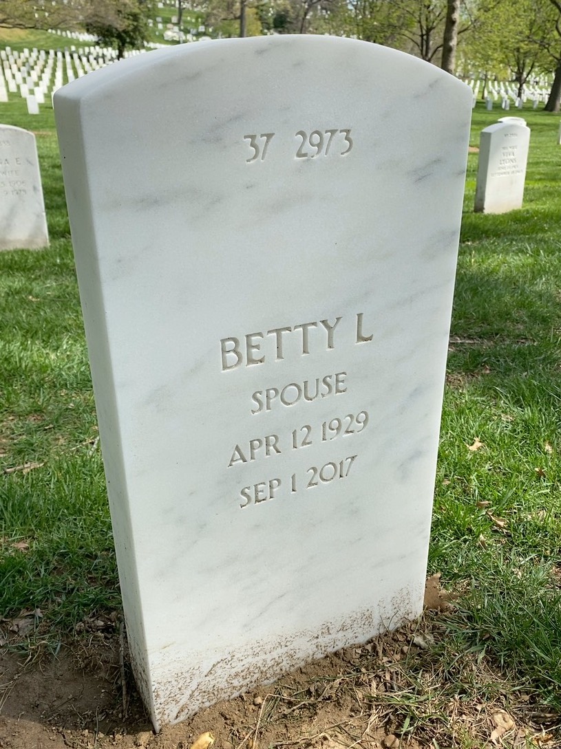 Back of headstone — Edward Mullin