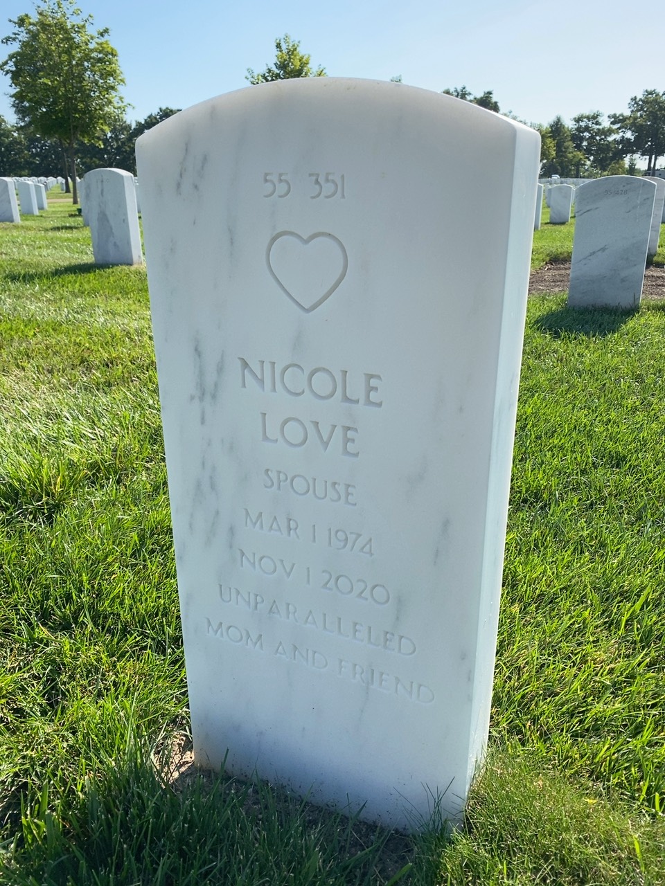 Back of headstone — Lawrence James Jankowski