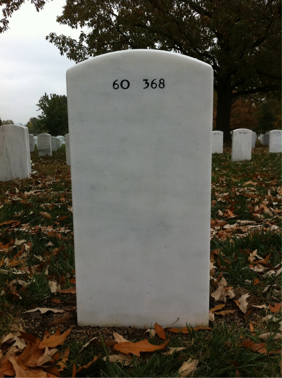 Back of headstone — James Lawver