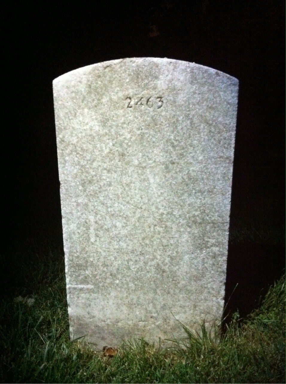 Back of headstone — Elwin Bogardus