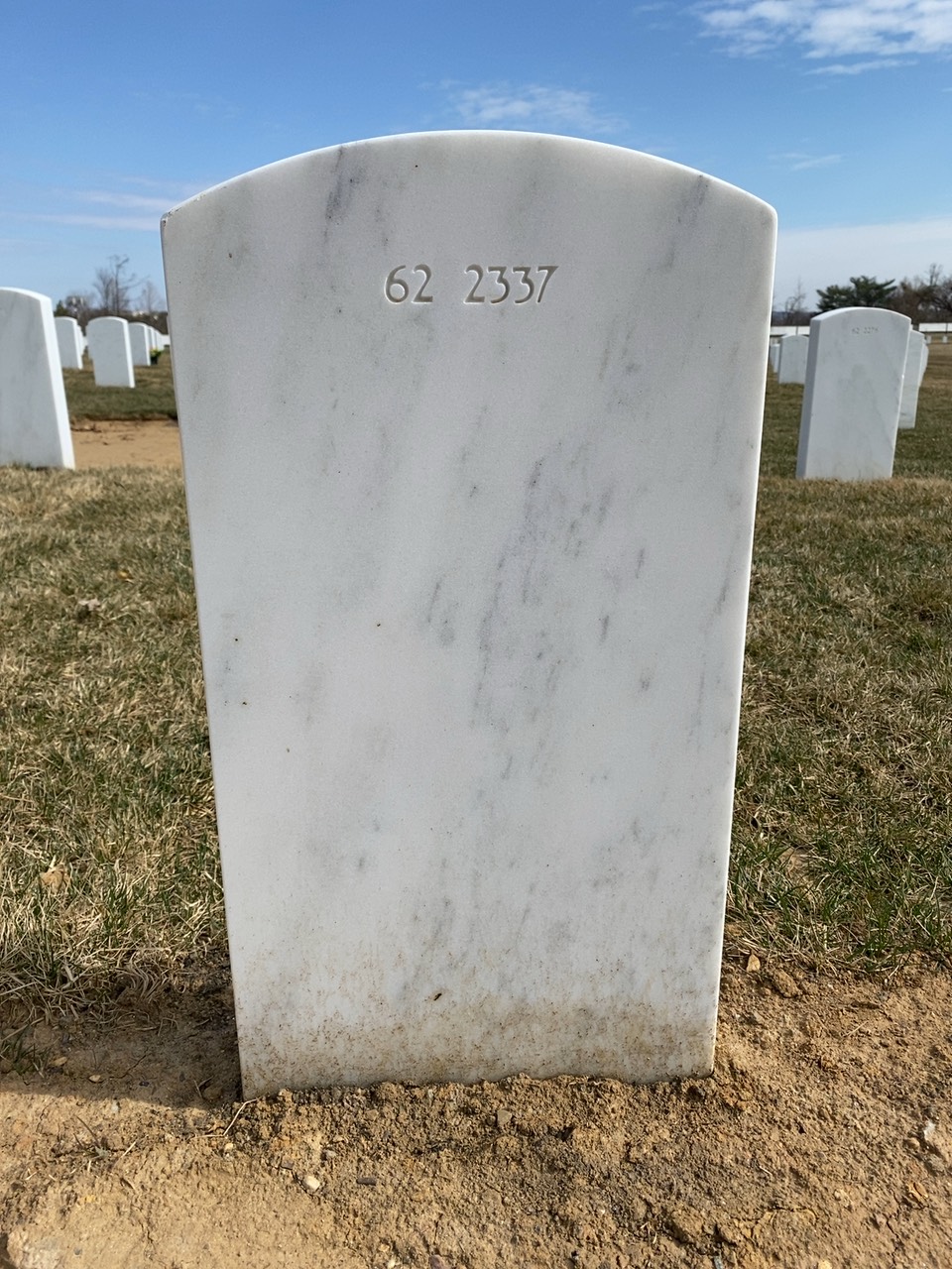 Back of headstone — Timothy Irone Jones