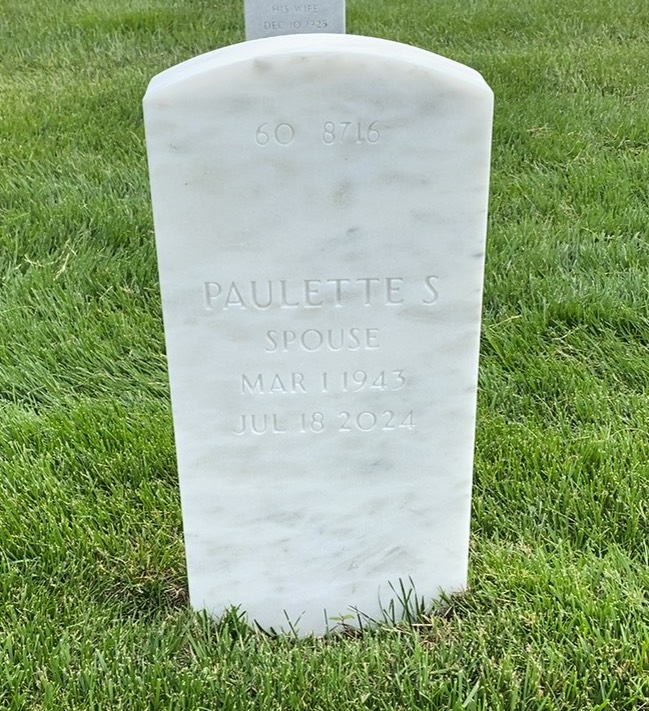 Back of headstone — James Mccallister