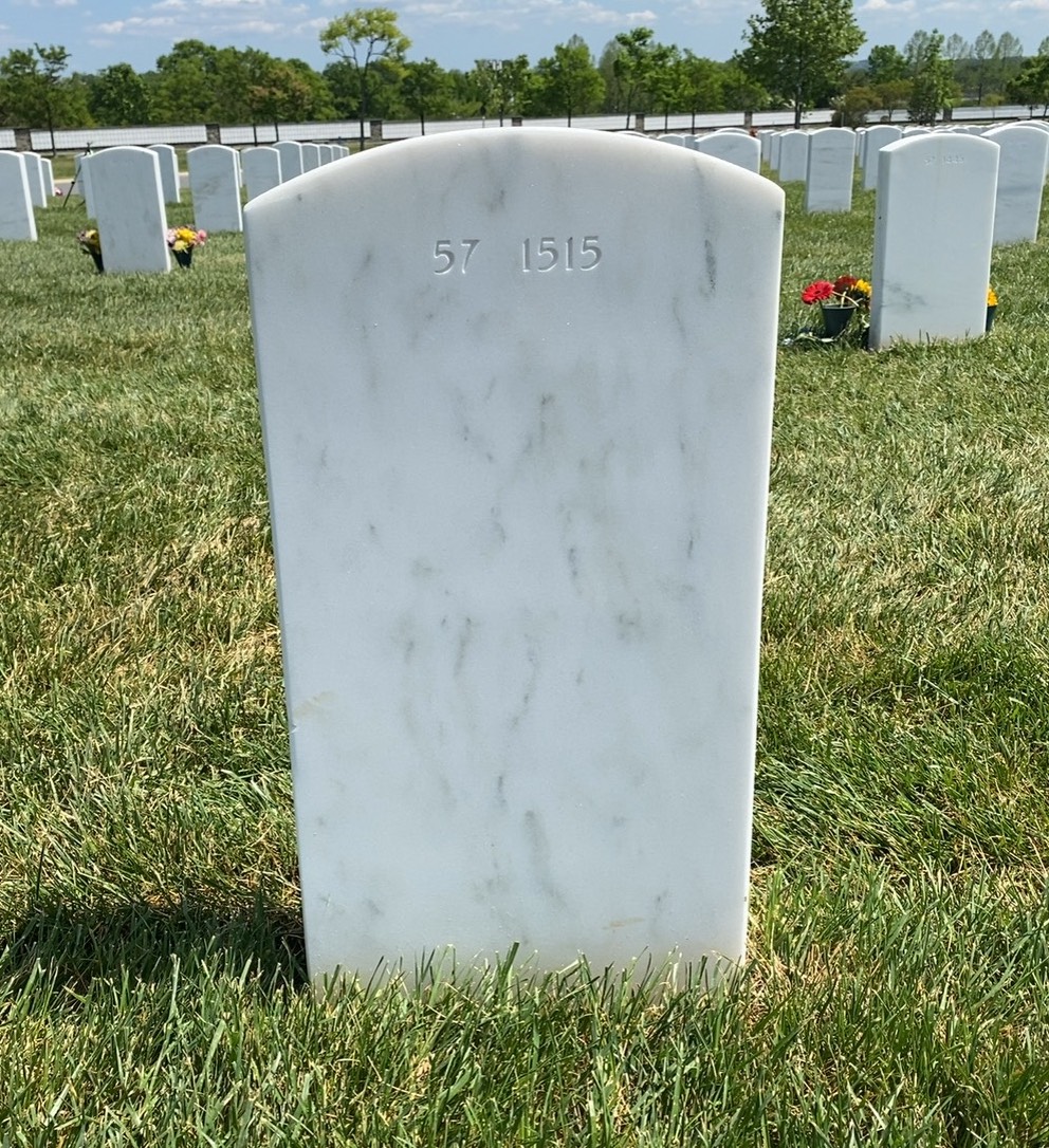 Back of headstone — Timothy Harold Donovan