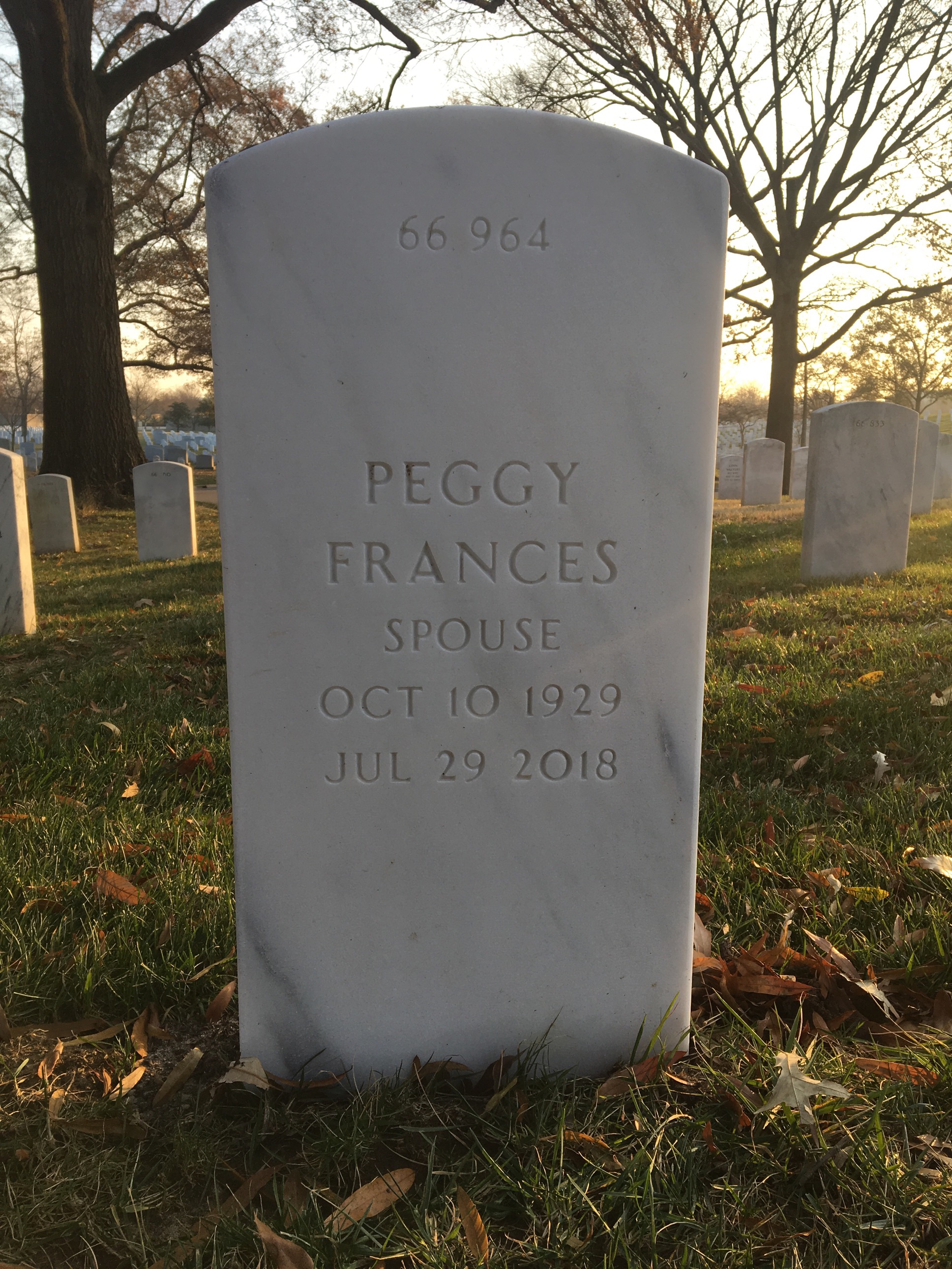 Back of headstone — Denver Dale