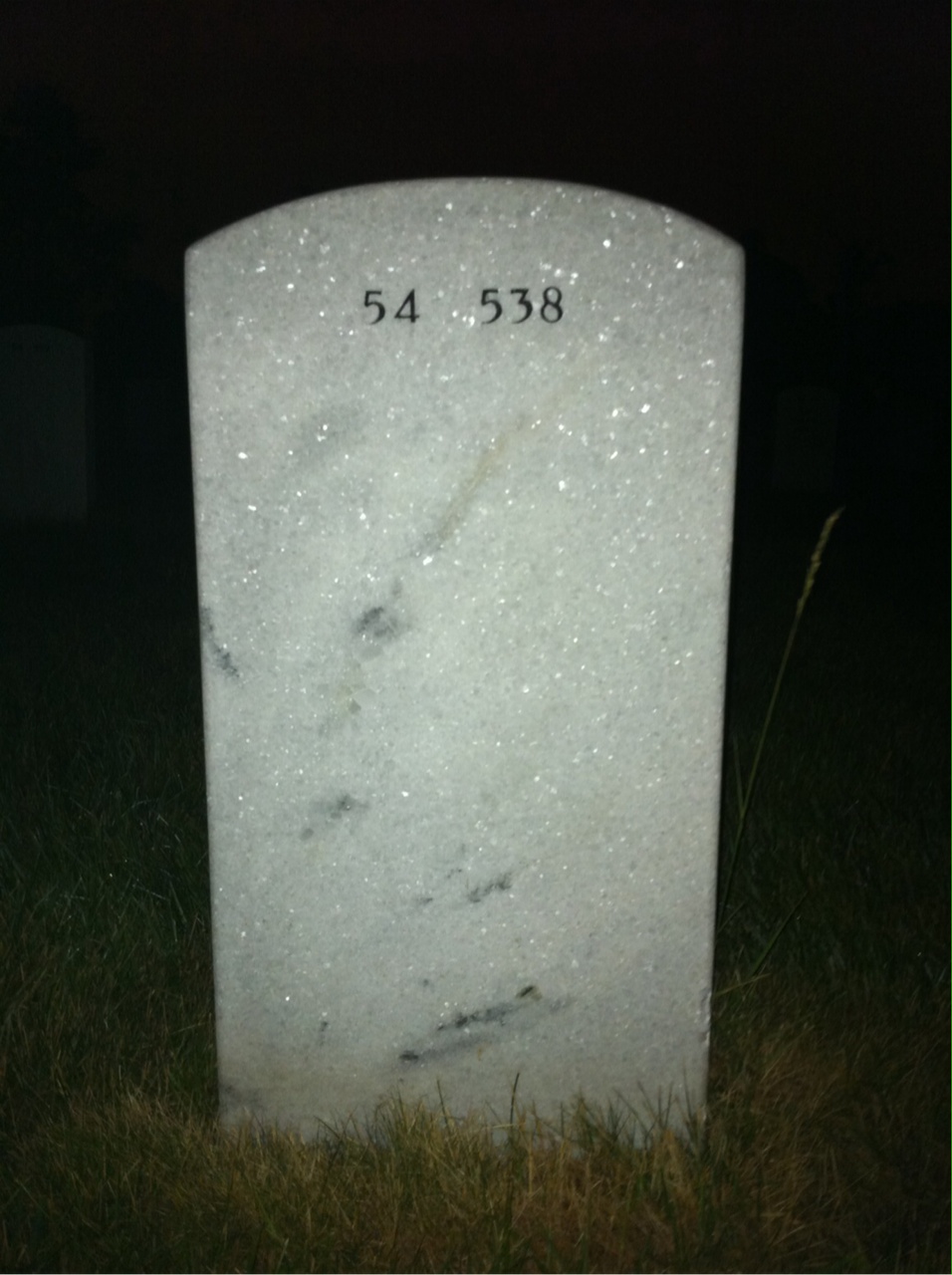 Back of headstone — Reylon Turner