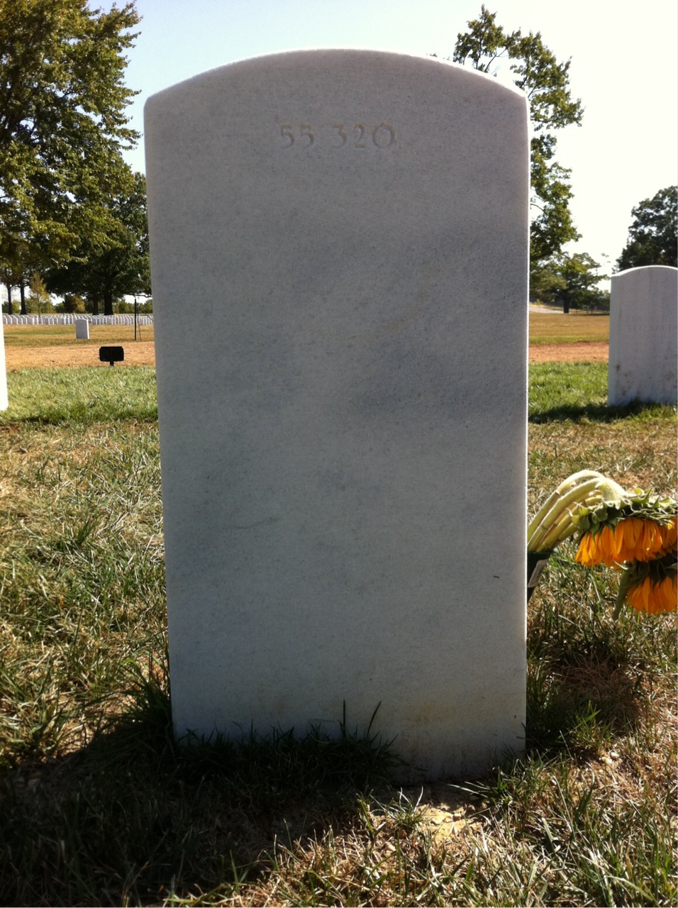 Back of headstone — Andres Antonio Droguett