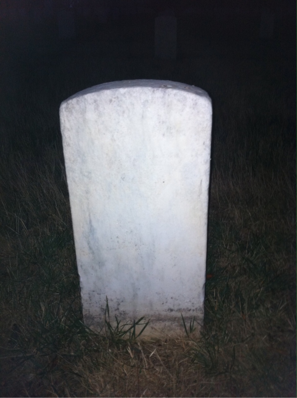 Back of headstone — Edward Axerin