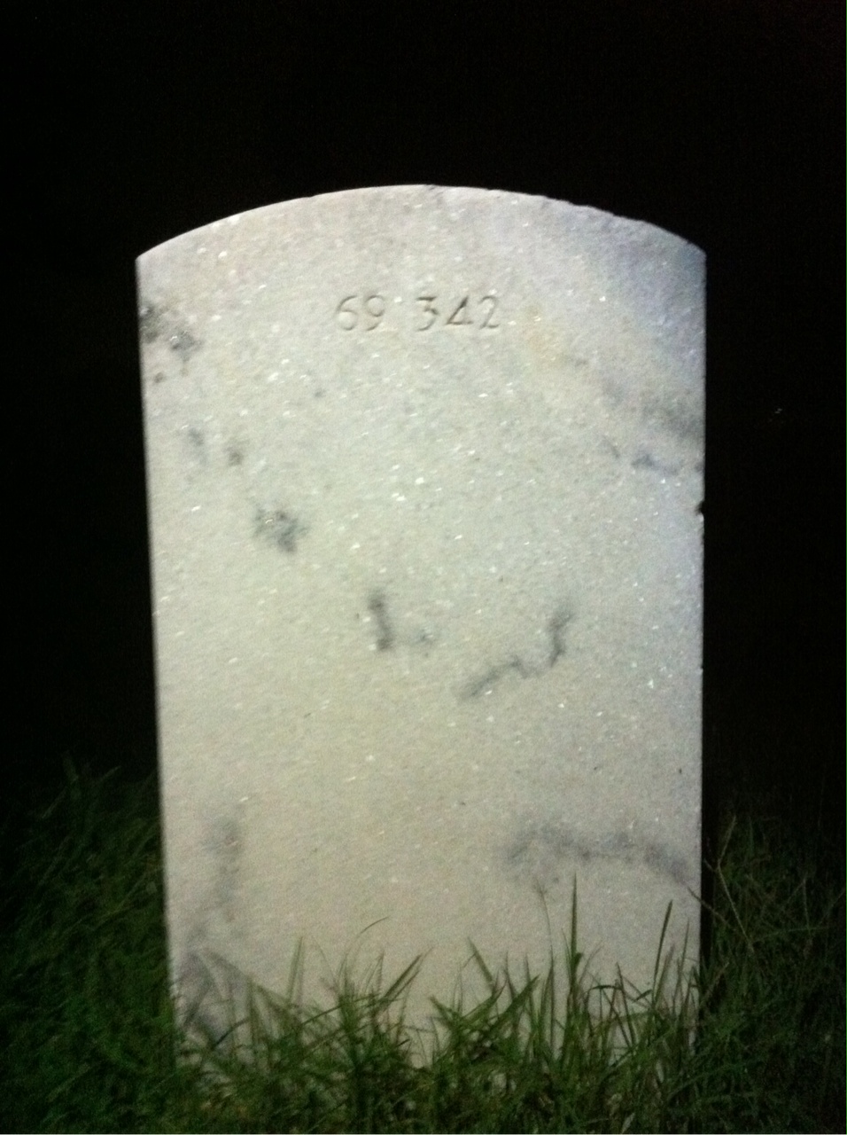 Back of headstone — Rachel Morgan